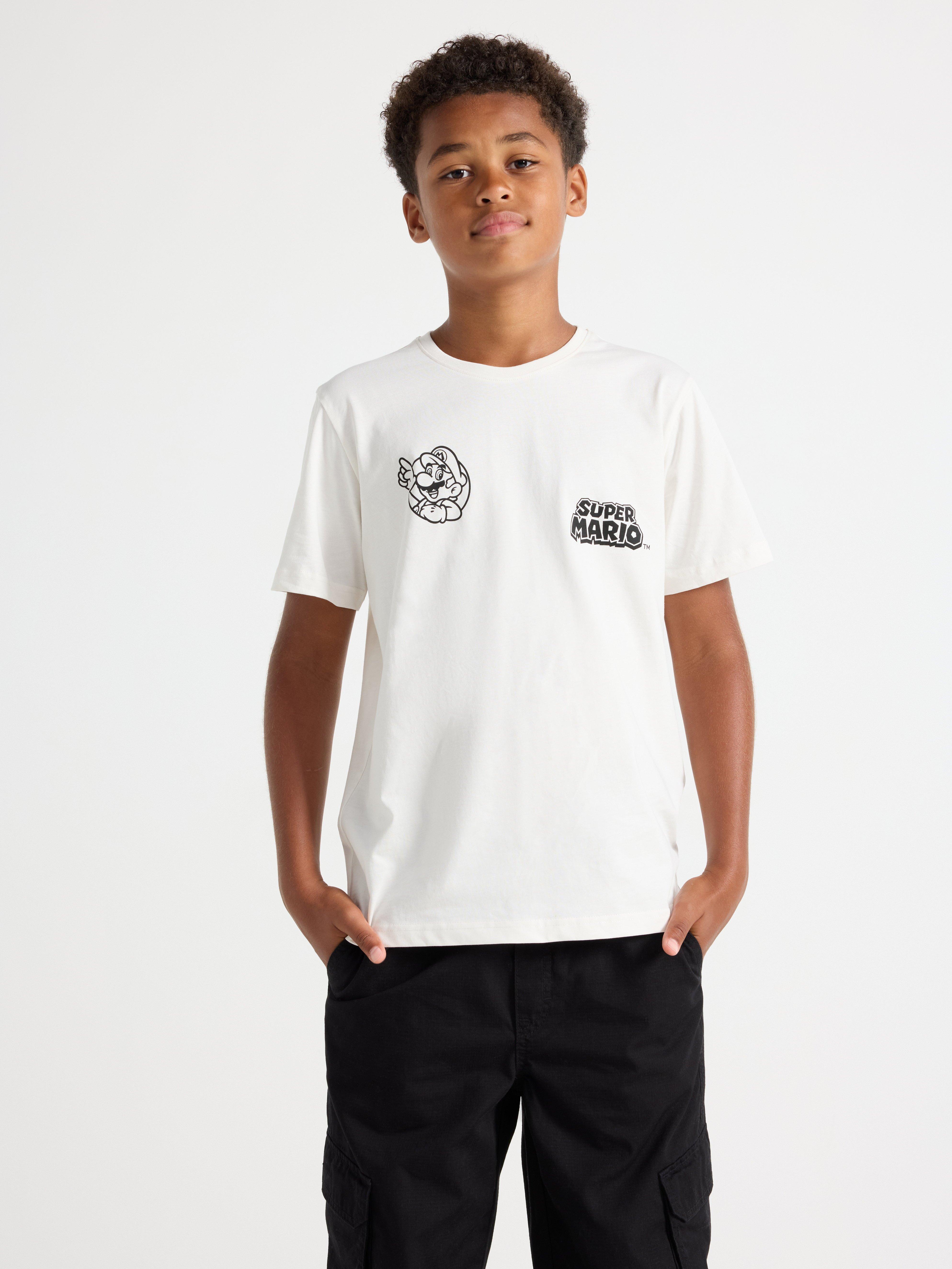 T-shirt - Børn - Hvid