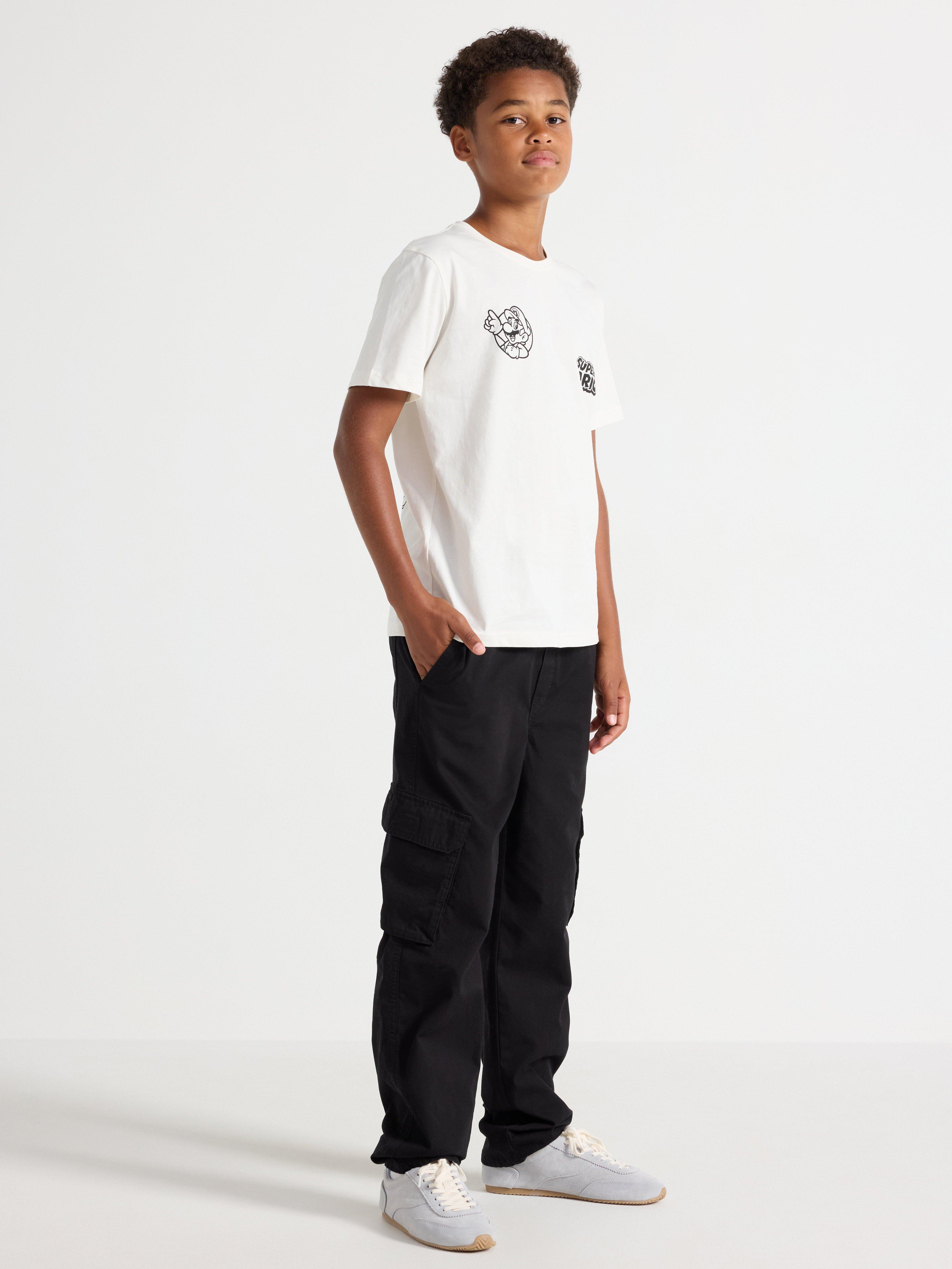 T-shirt - Børn - Hvid
