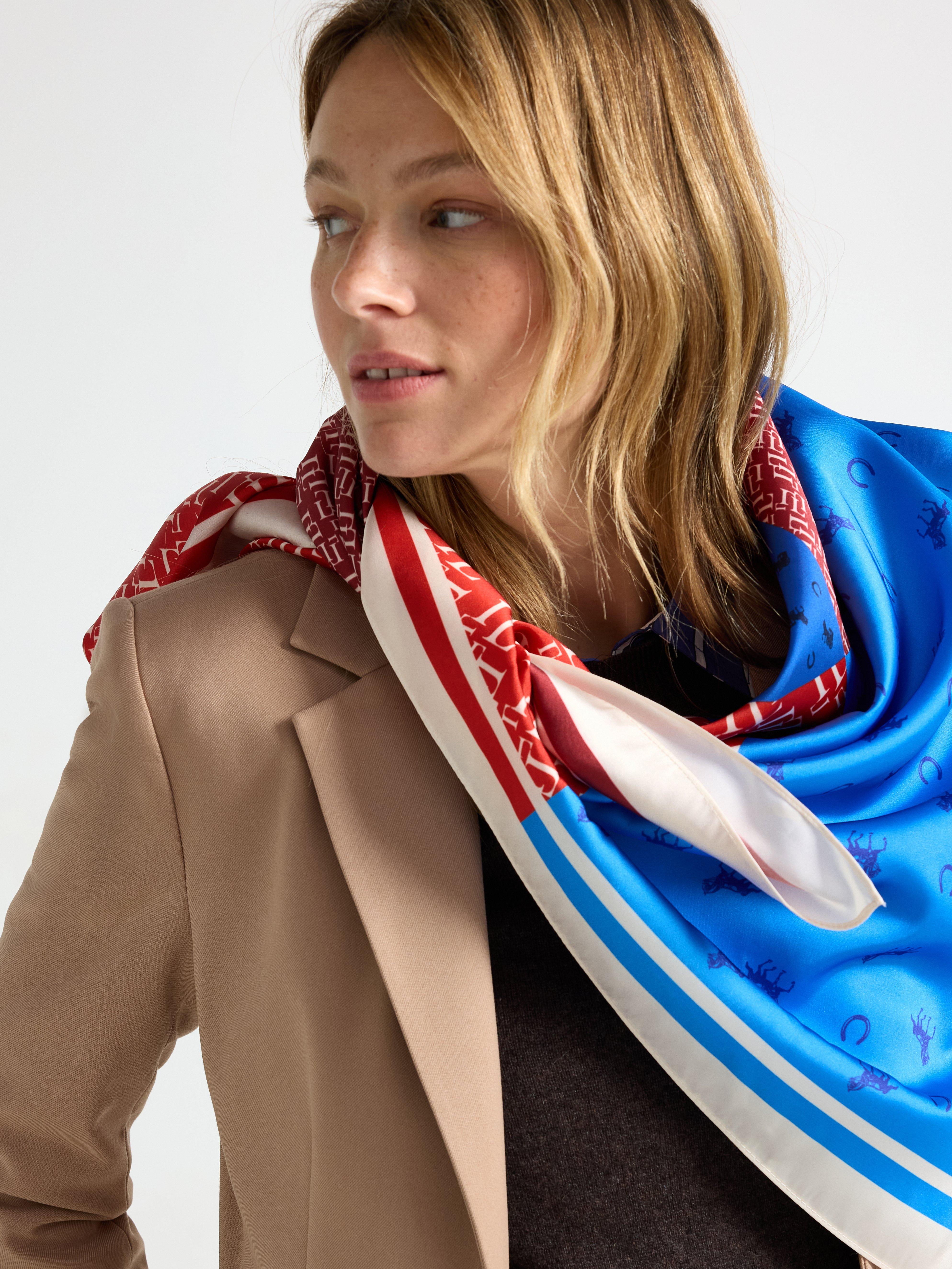 Scarf - Dam - Blå
