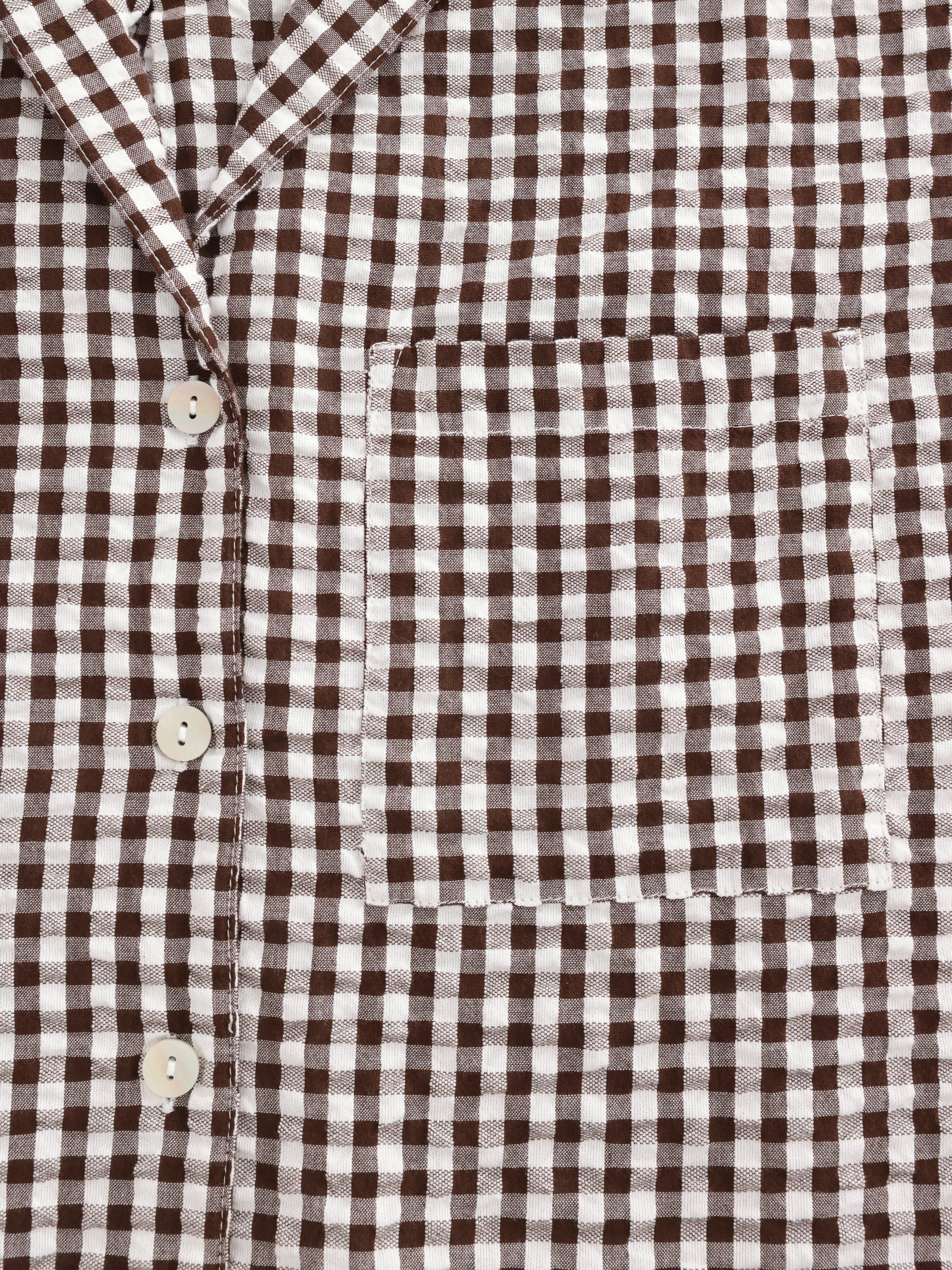 Pyjama Shirt - Lingerie - Brown