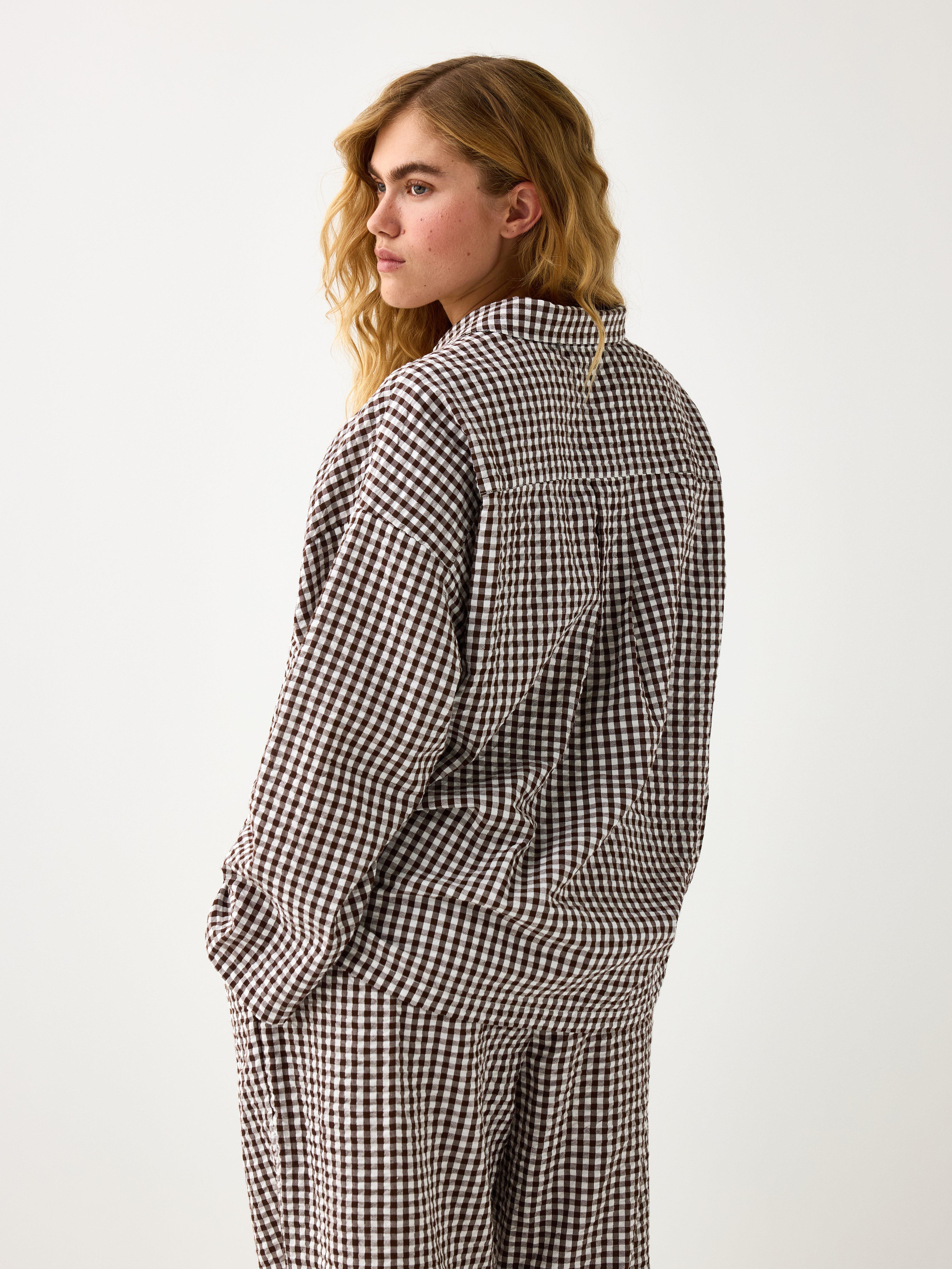 Pyjama Shirt - Lingerie - Brown