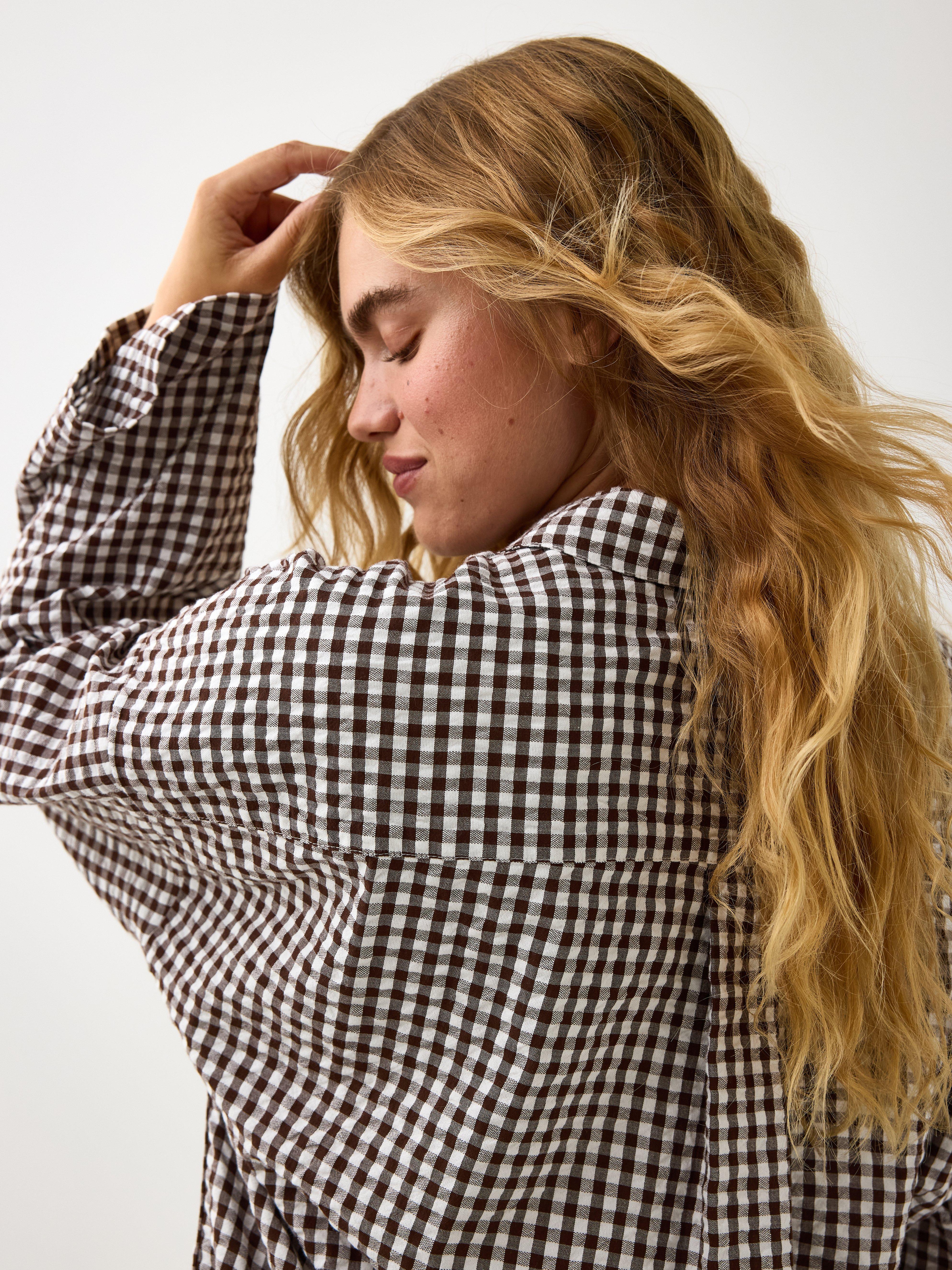 Pyjama Shirt - Lingerie - Brown