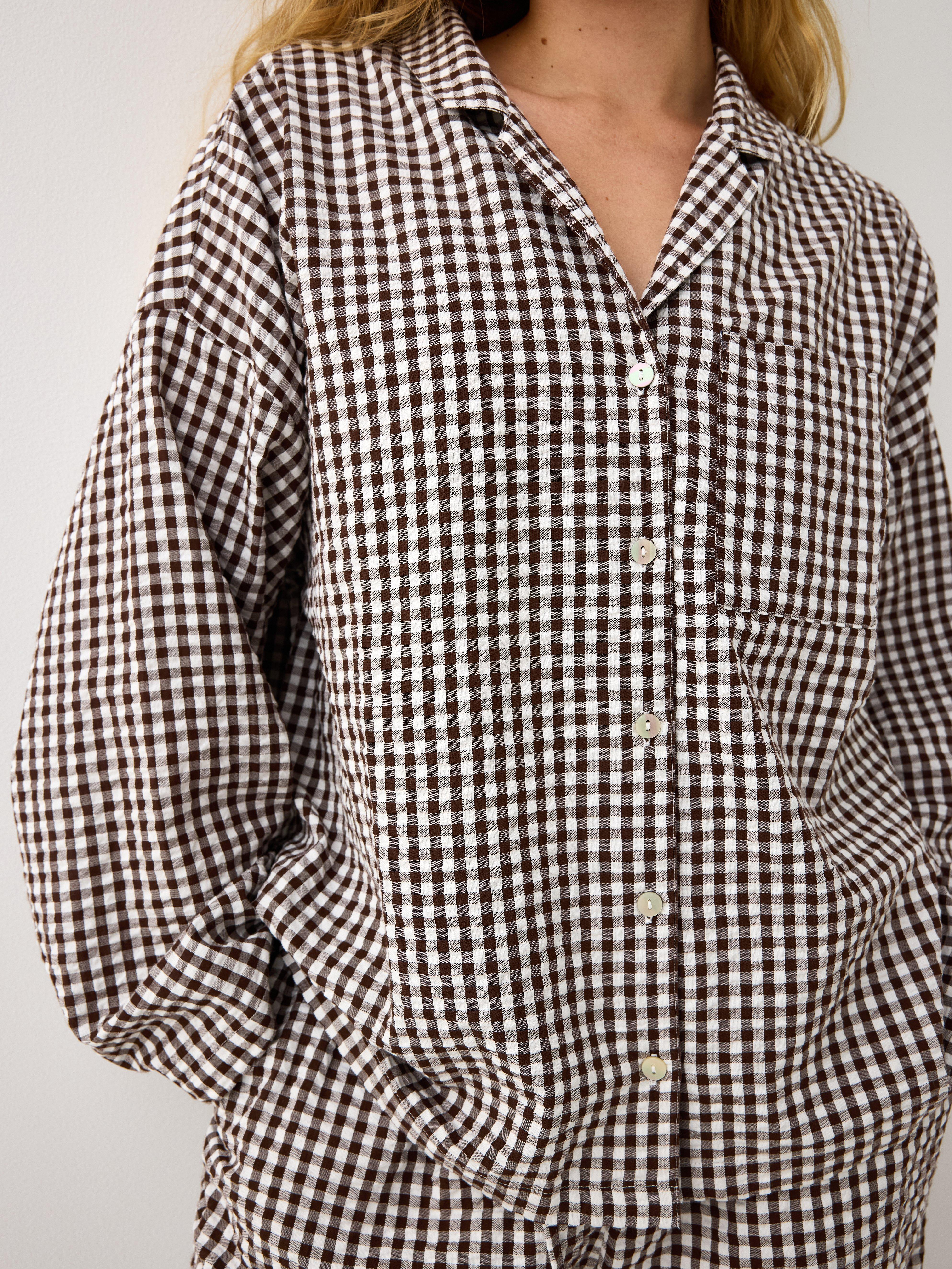 Pyjama Shirt - Lingerie - Brown
