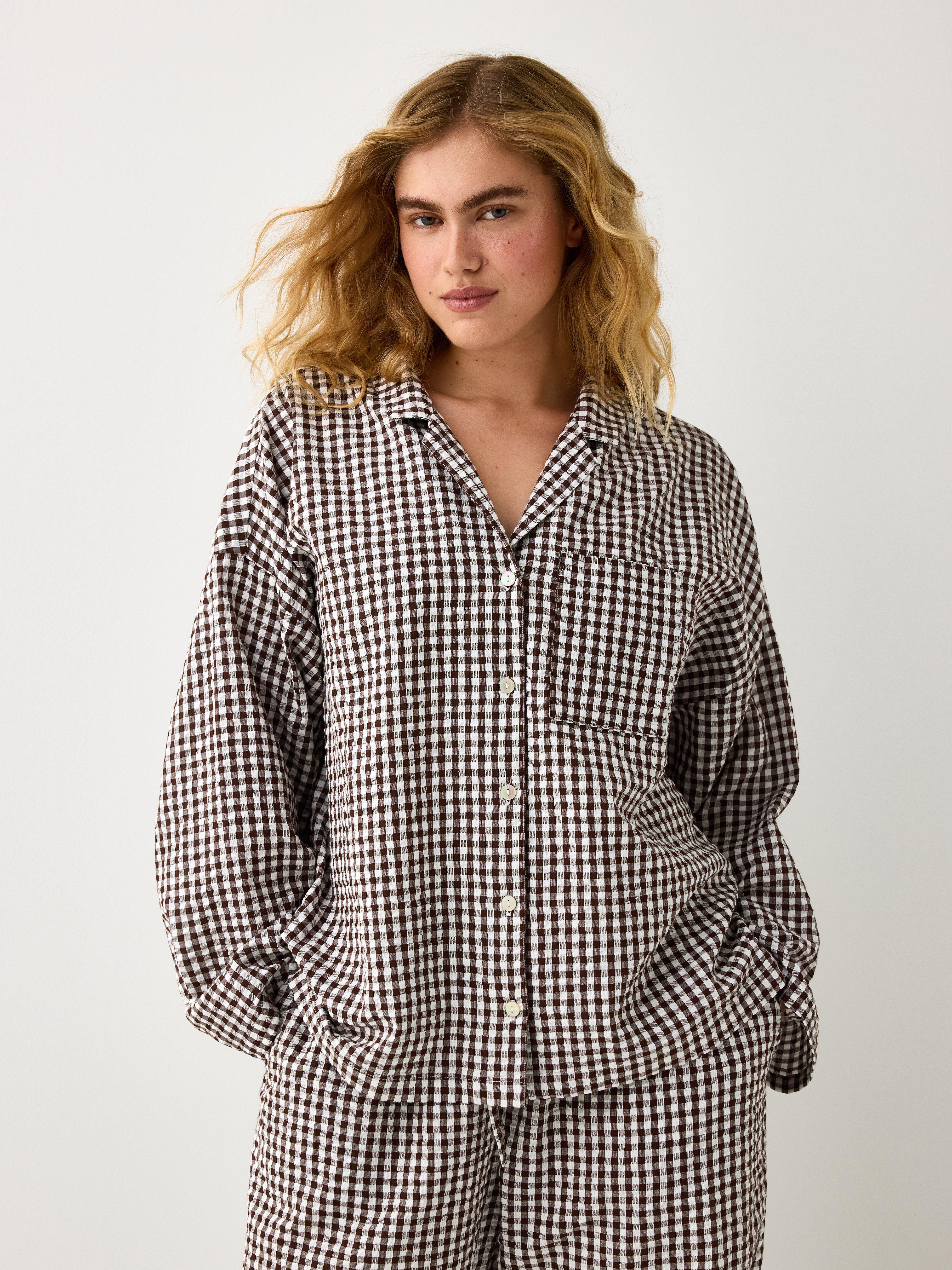Pyjama Shirt - Lingerie - Brown