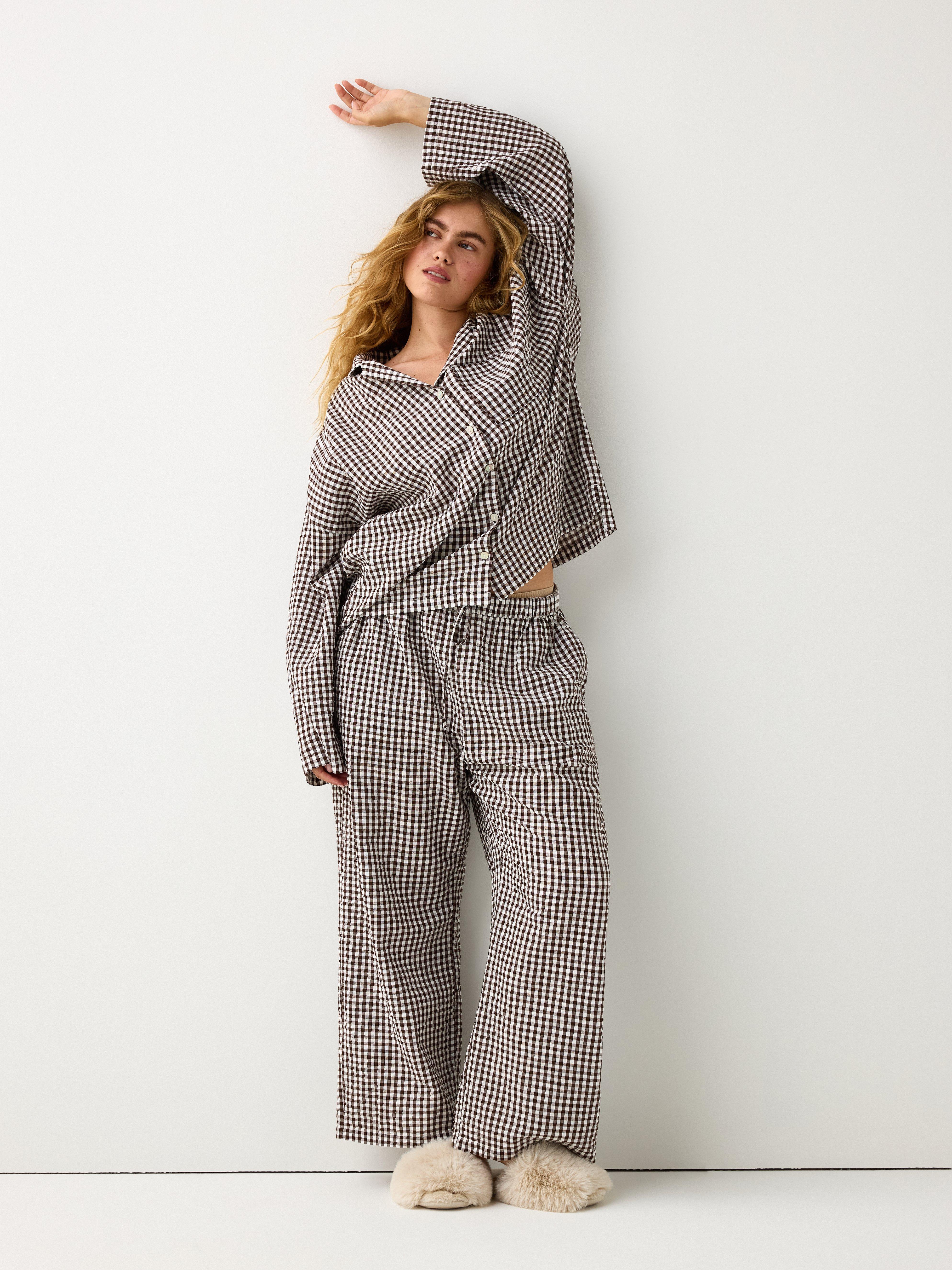 Pyjama Shirt - Lingerie - Brown
