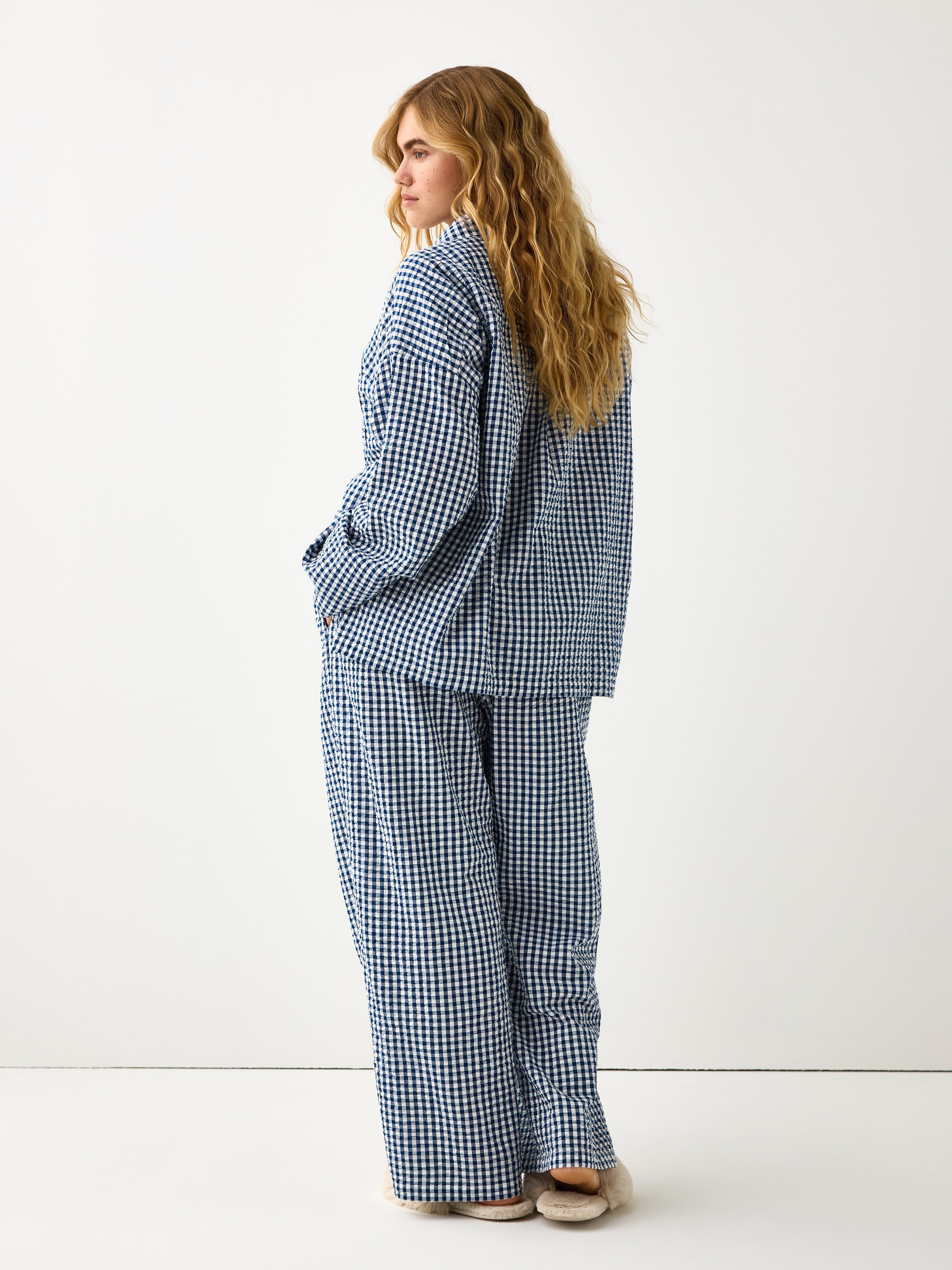 Pyjamahousut - Alusvaatteet - Sininen