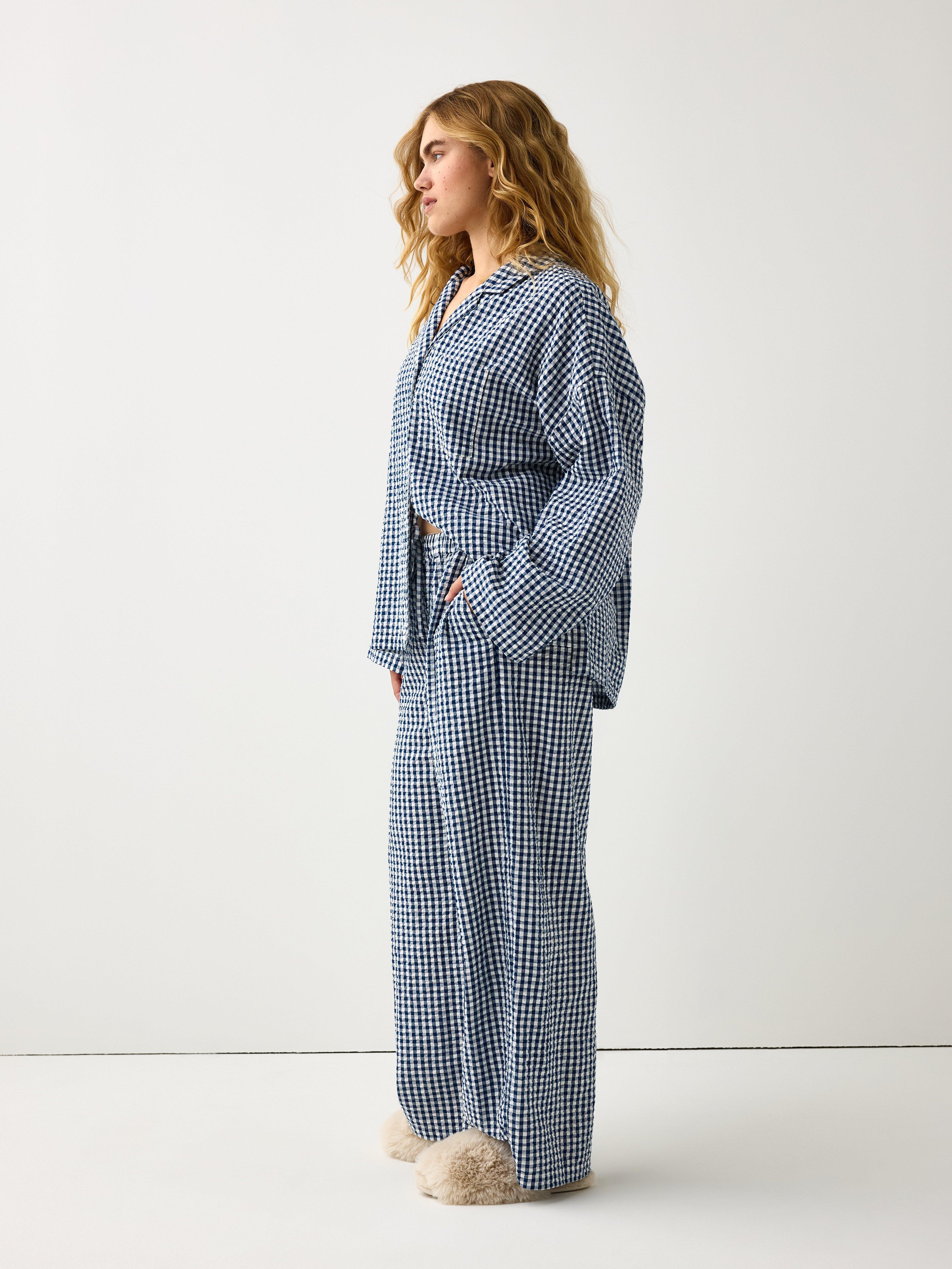 Pyjamahousut - Alusvaatteet - Sininen