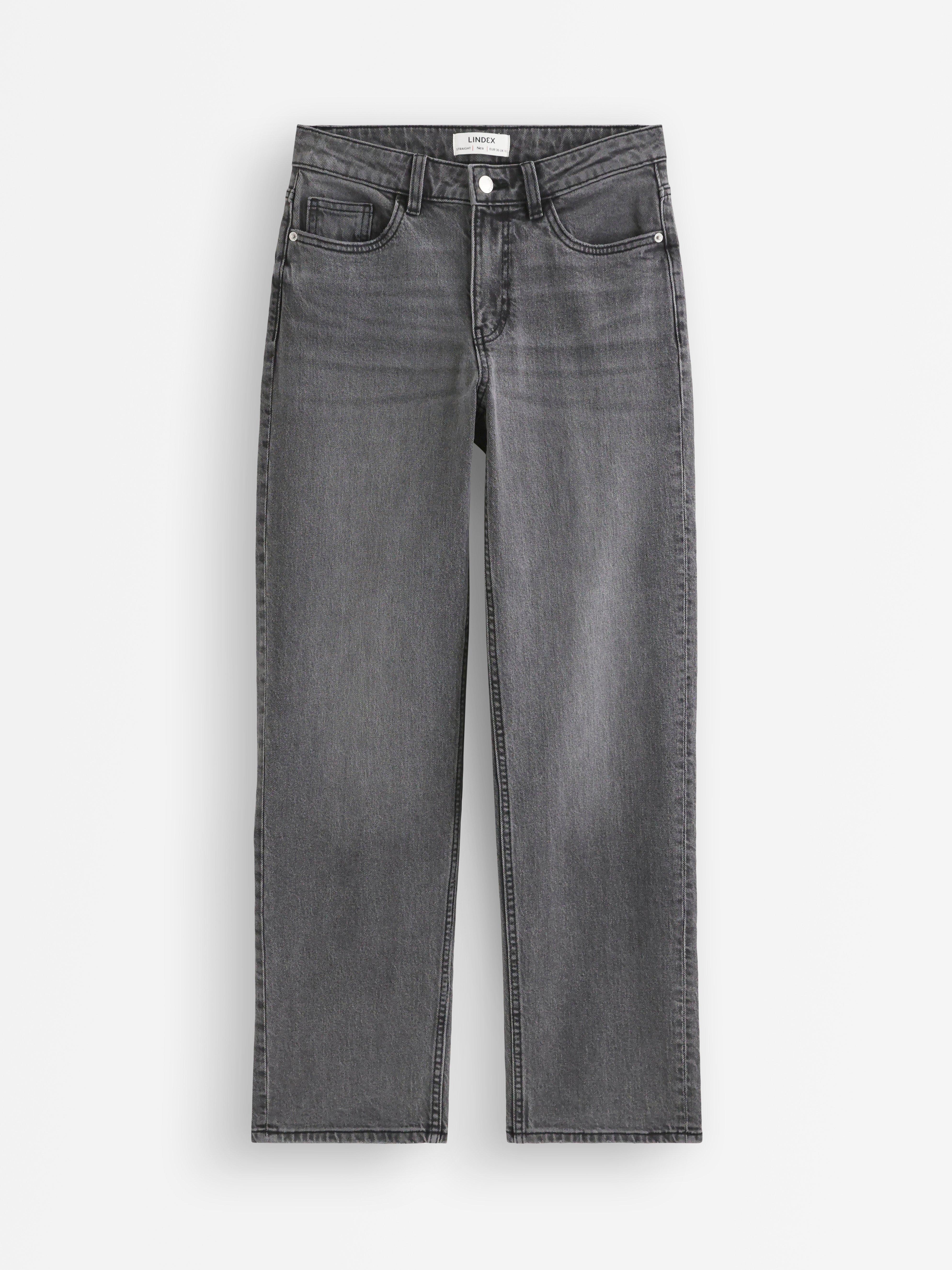 Jeans - Dam - Grå