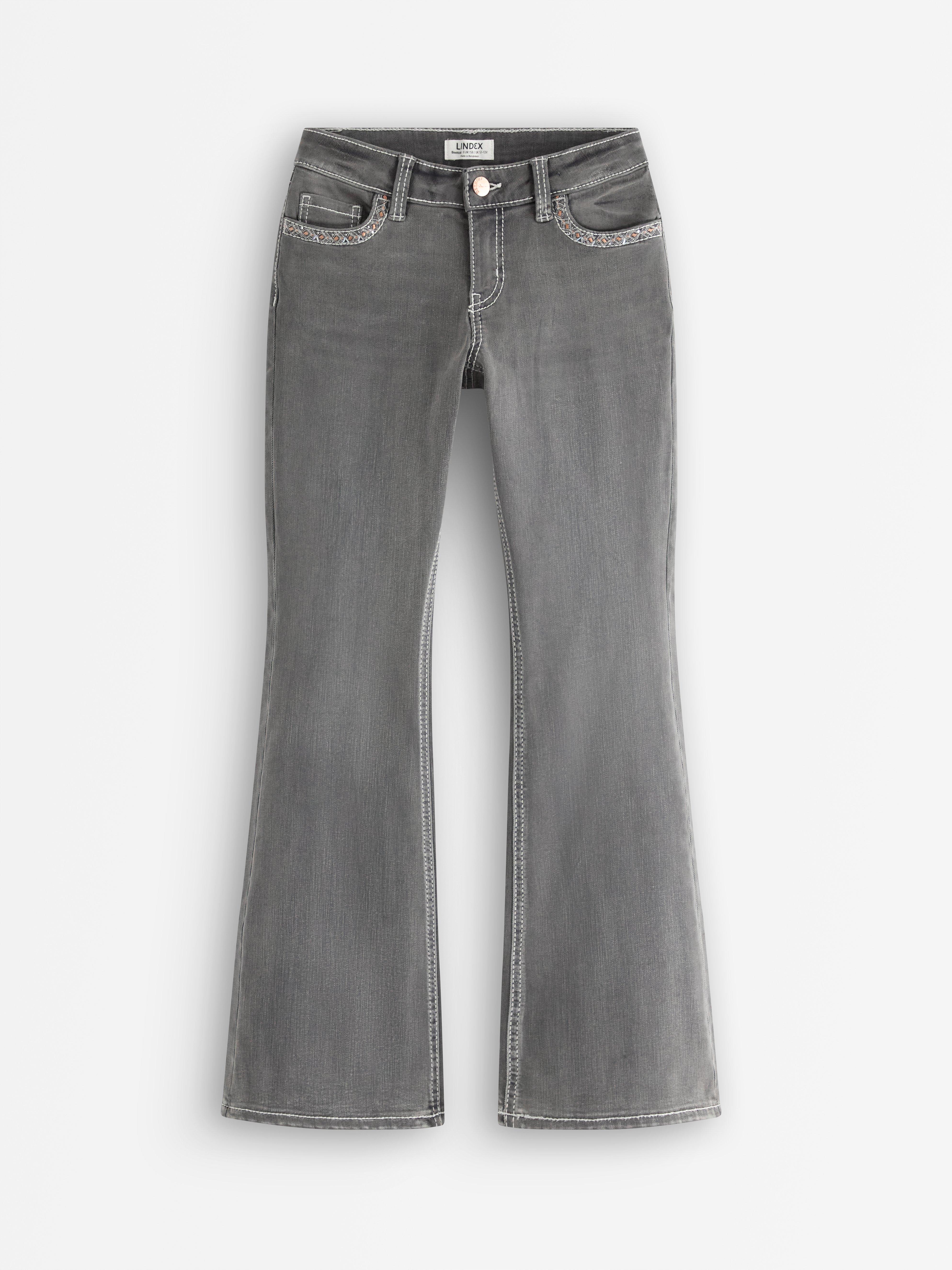 Jeans - Barn - Grå