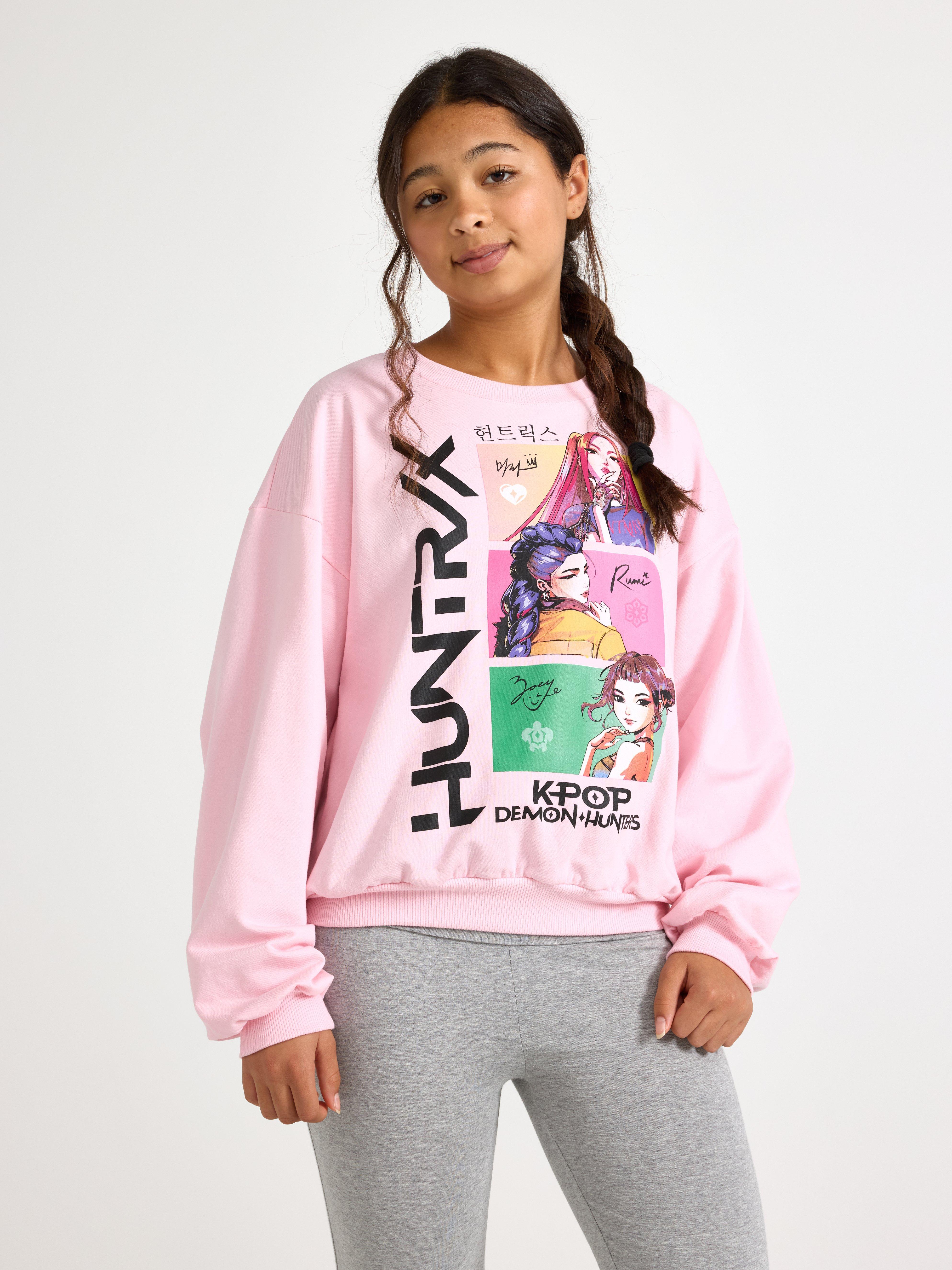 Sweatshirt - Børn - Lyserød