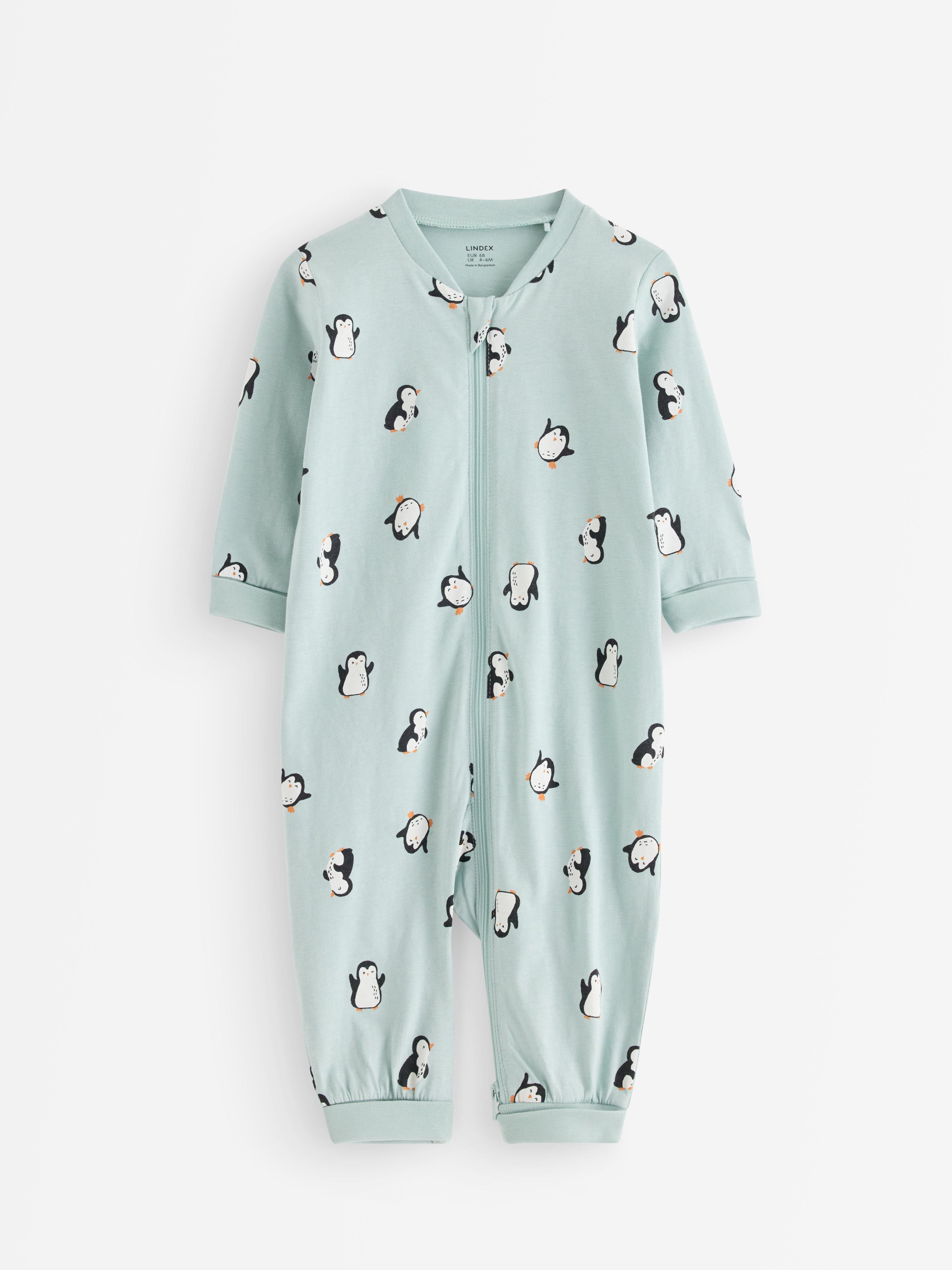 Yksiosainen pyjama - Lapset - Turkoosi