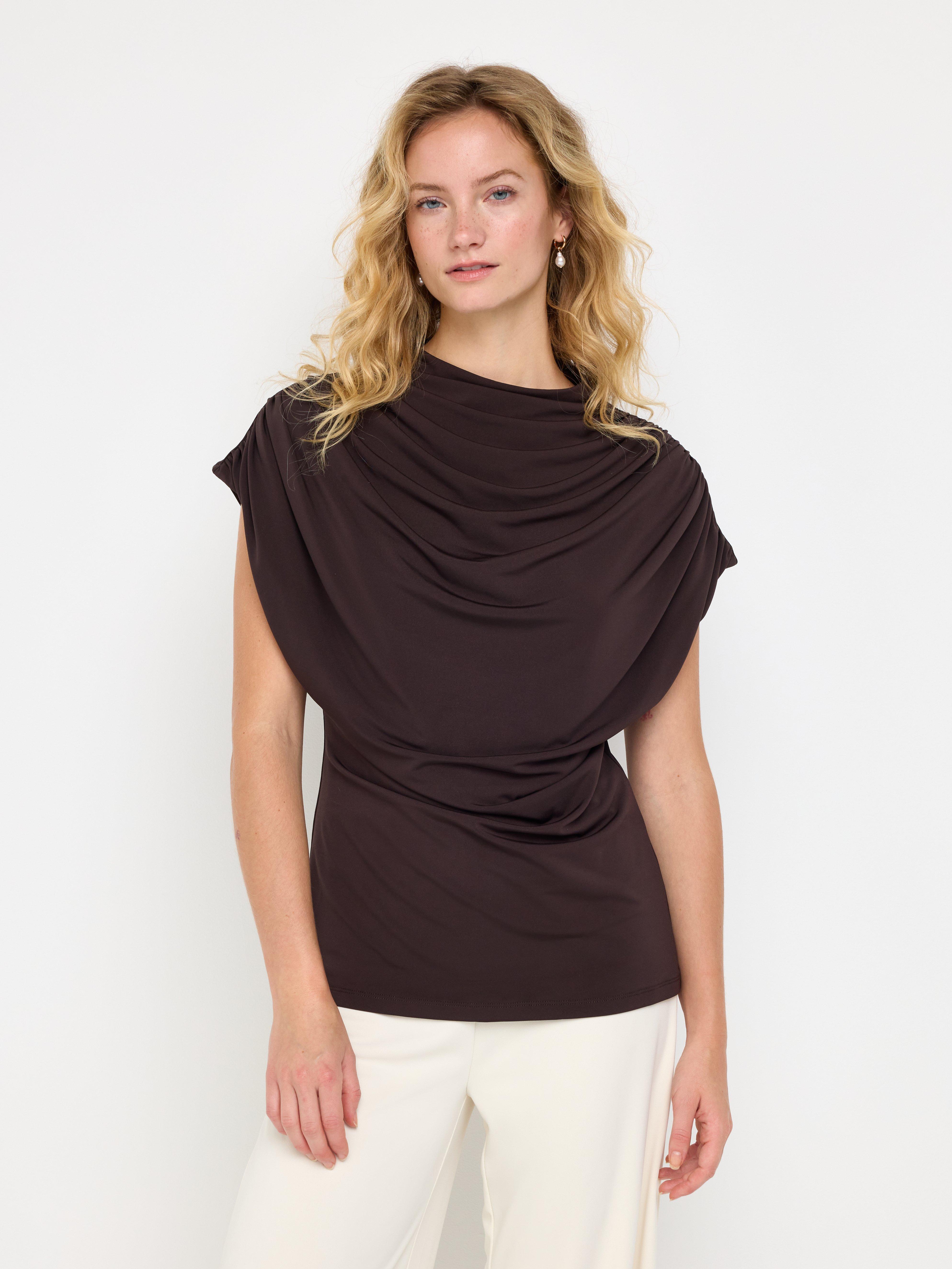 Top - Womens Wear - Brown