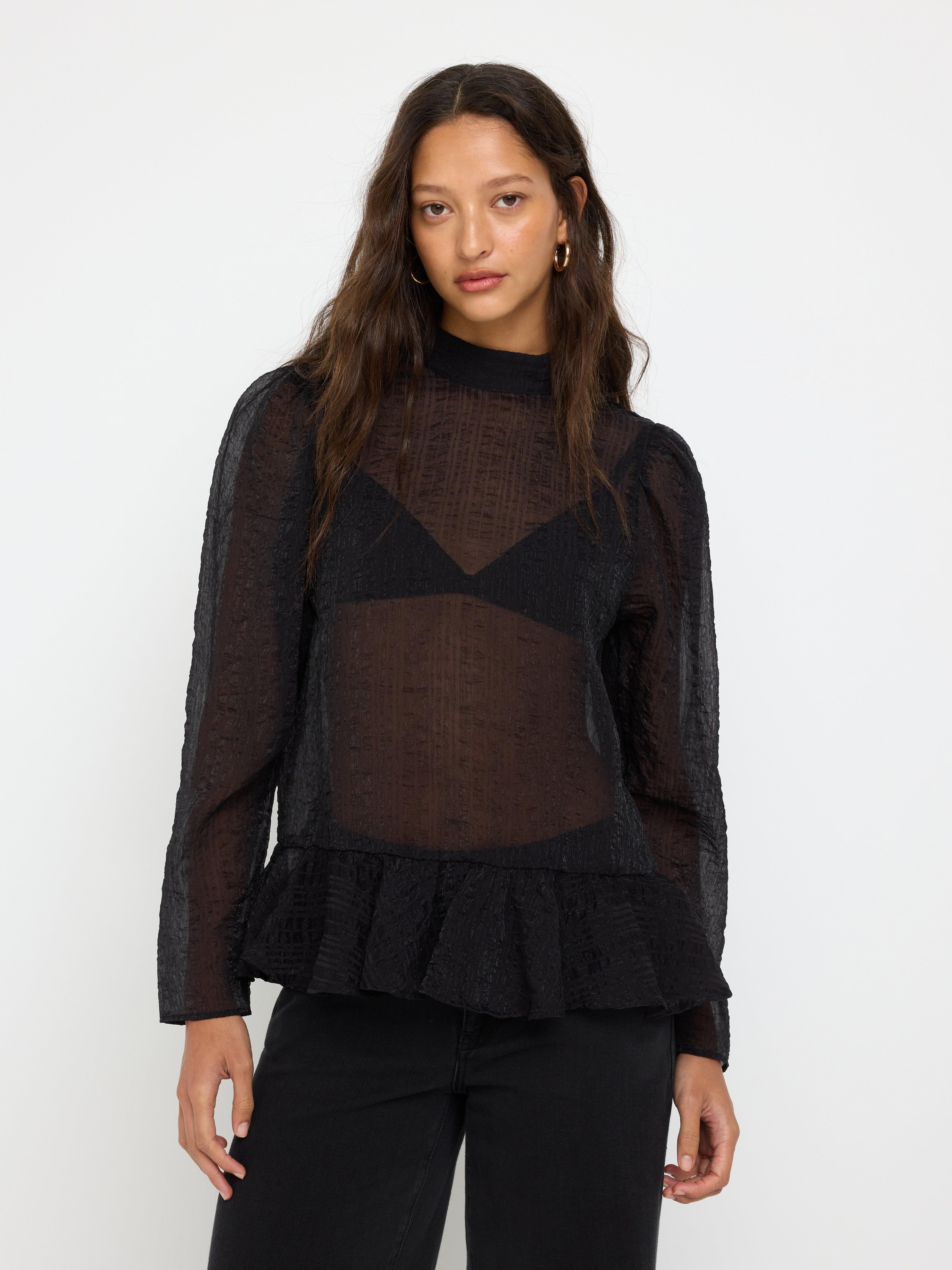 Bluse - Dame - Svart