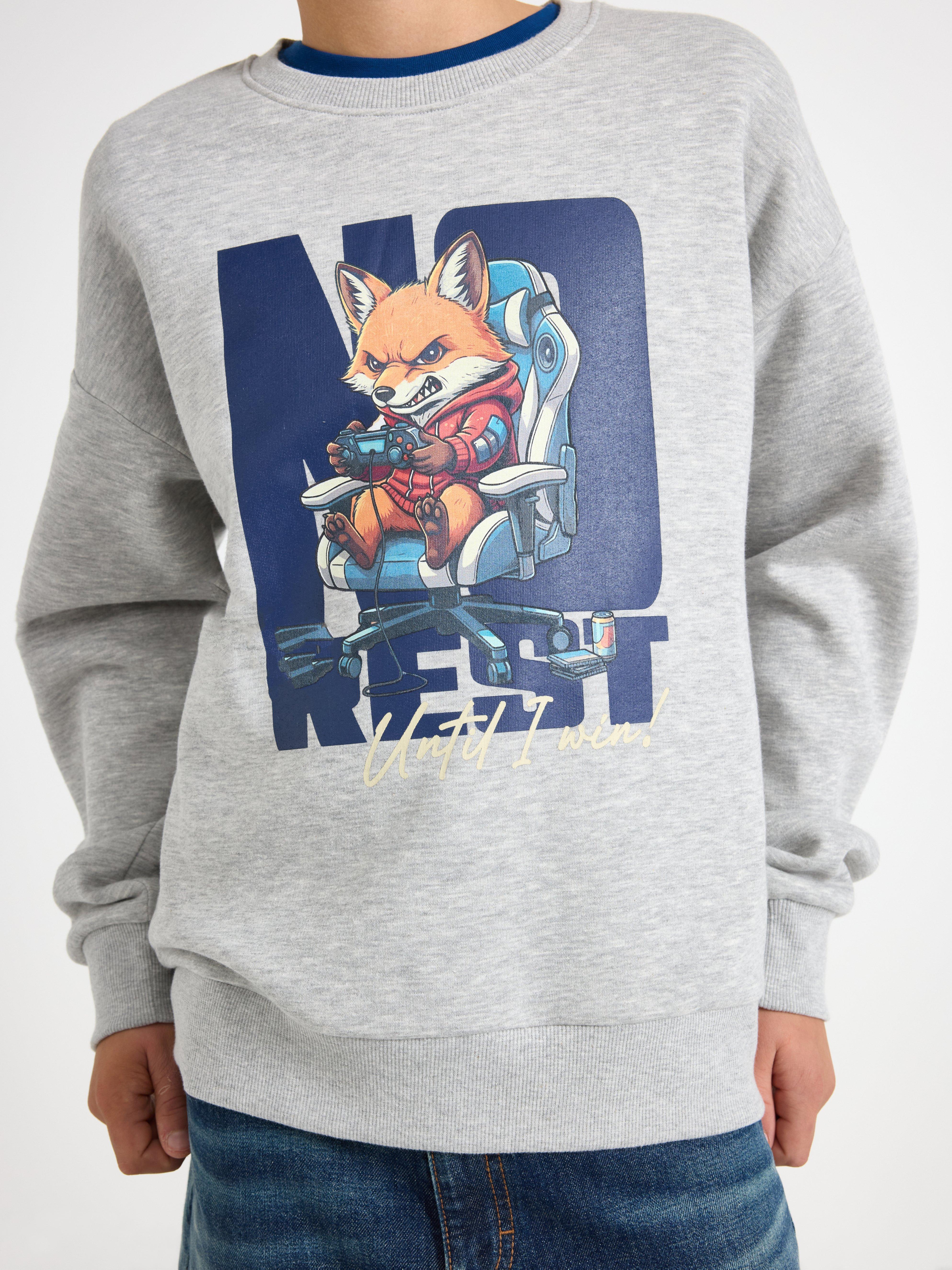 Sweatshirt - Kids Wear - Grey