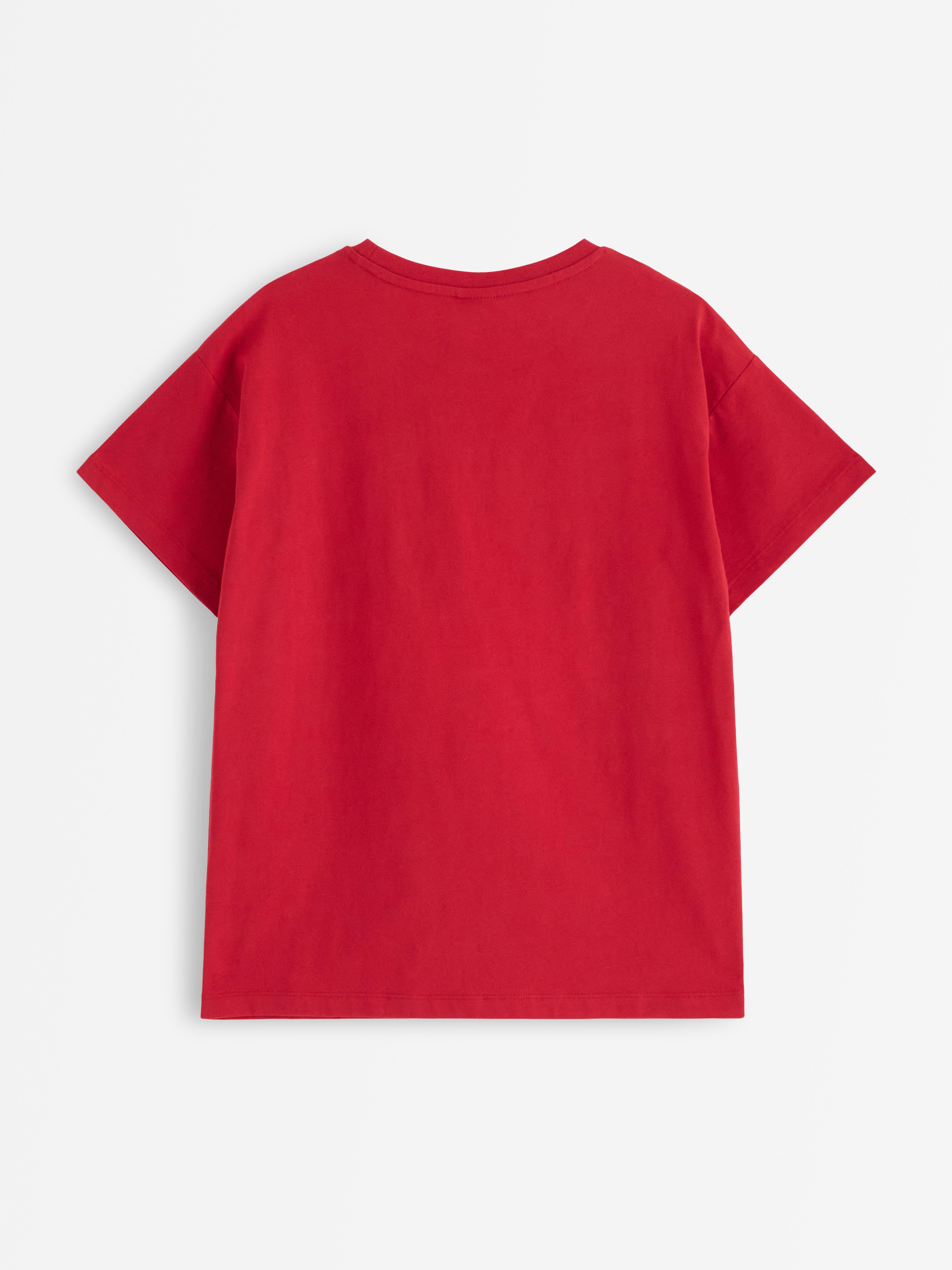 T-shirt - Barn - Röd