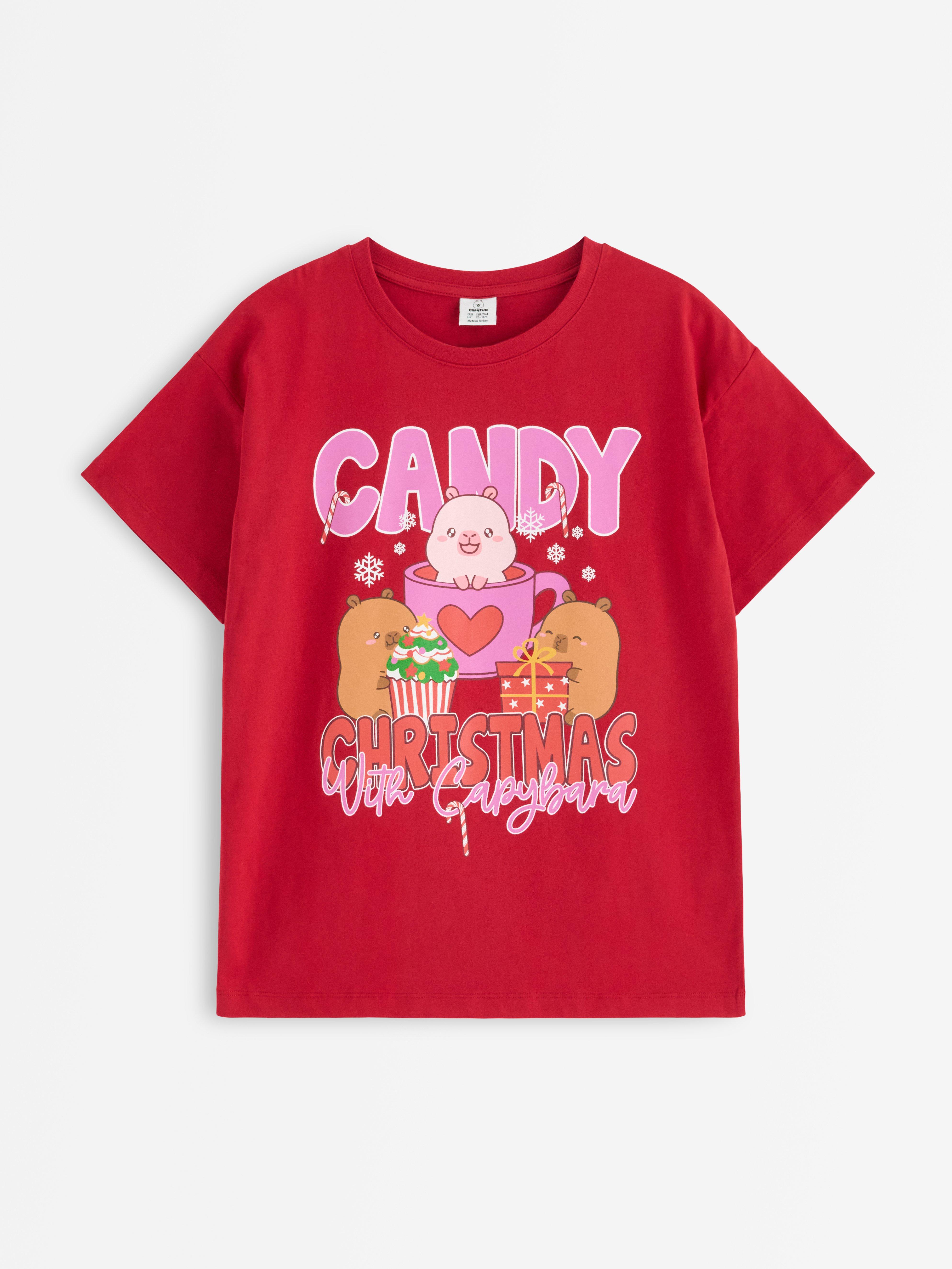 T-shirt - Barn - Röd