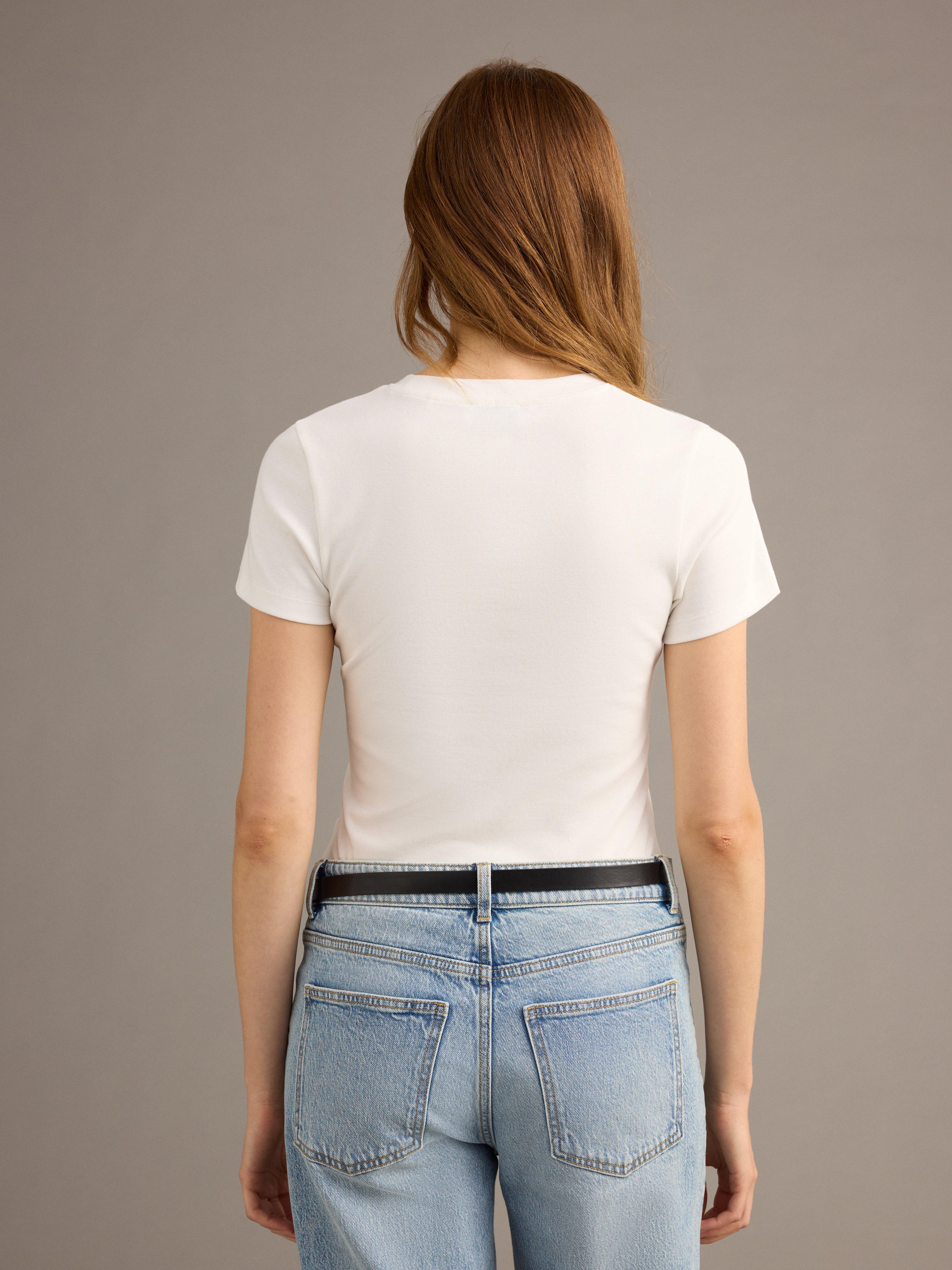 T-shirt - Dame - Hvid