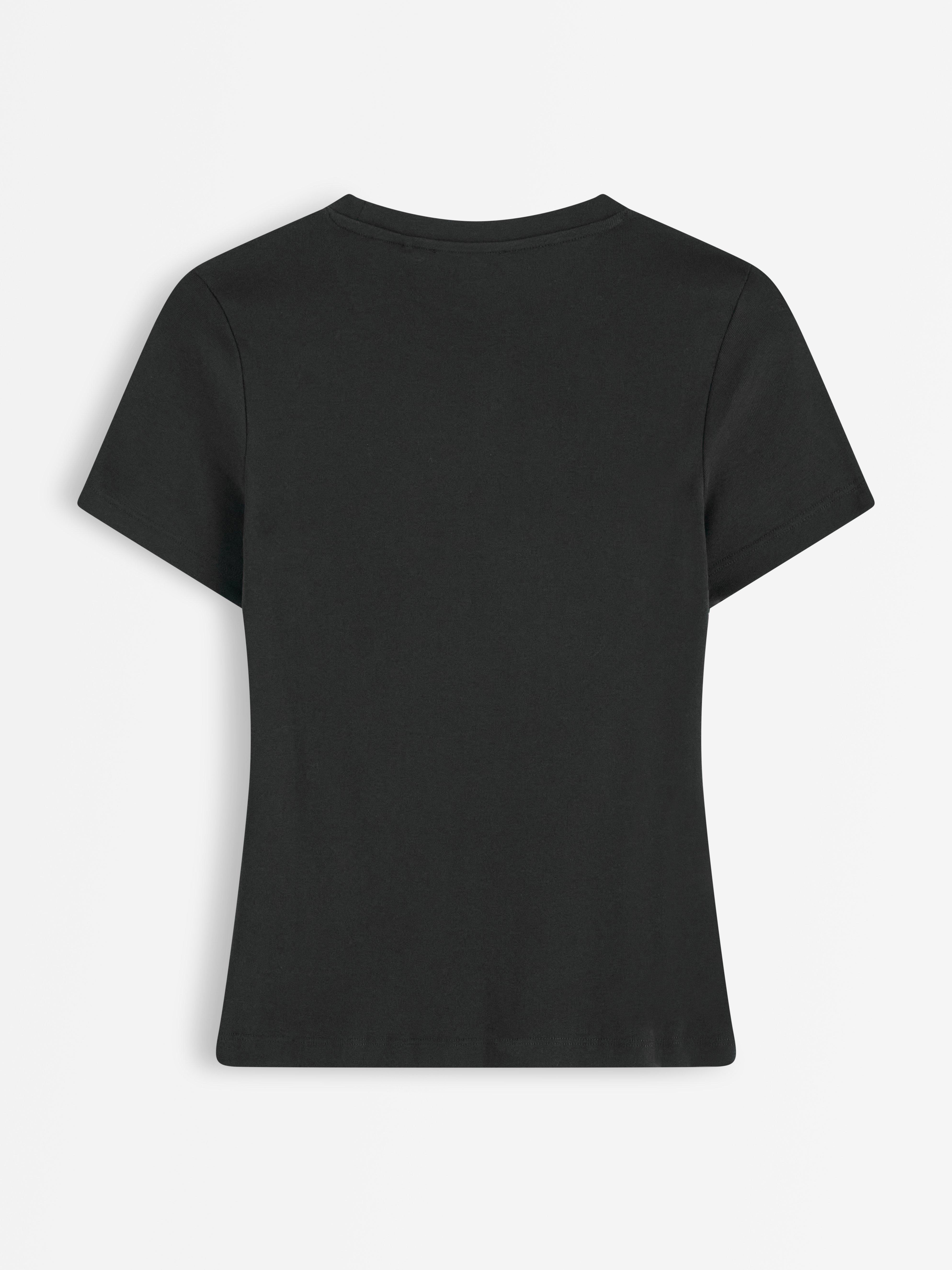 T-shirt - Dame - Sort