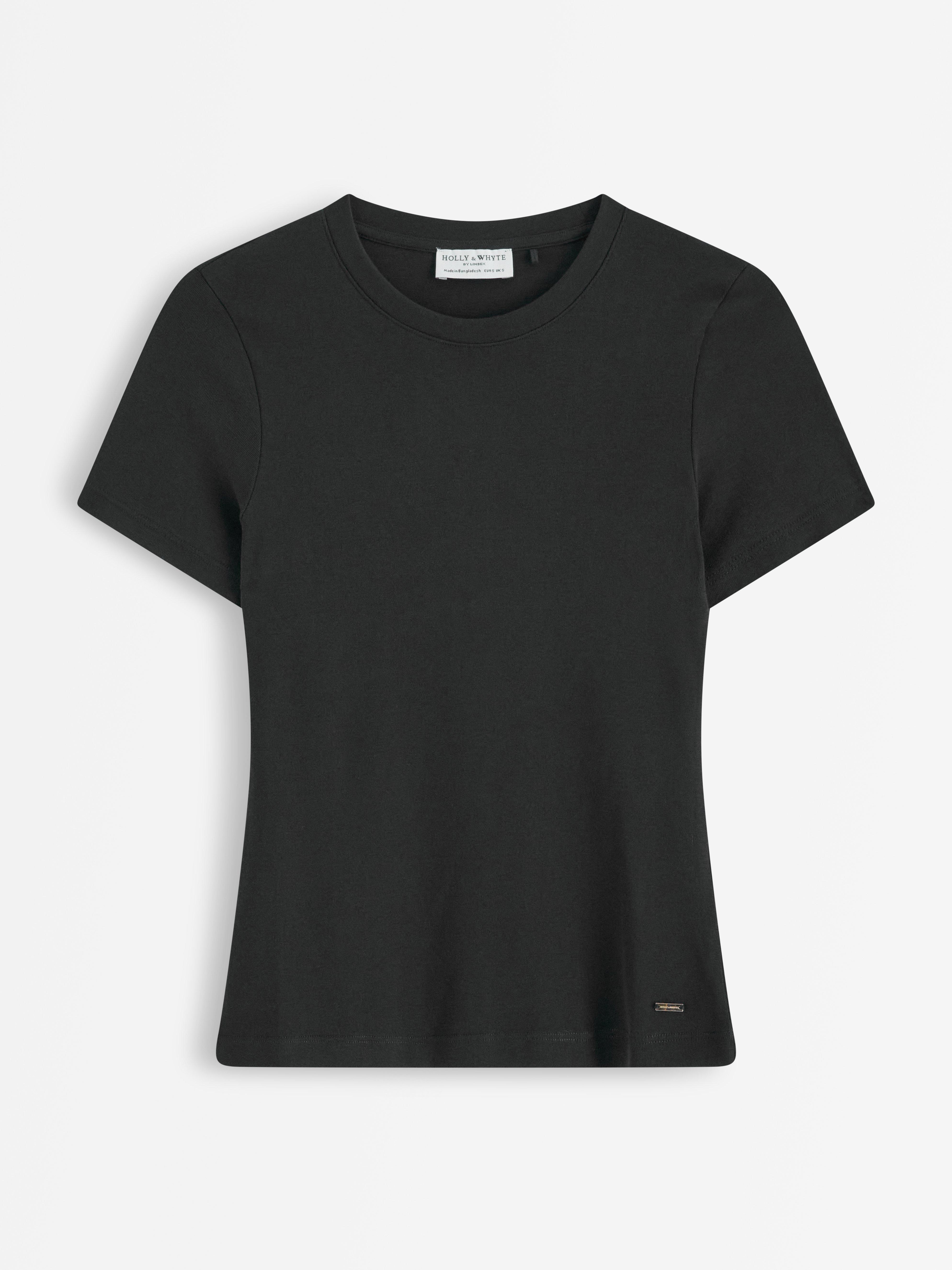 T-shirt - Dame - Sort