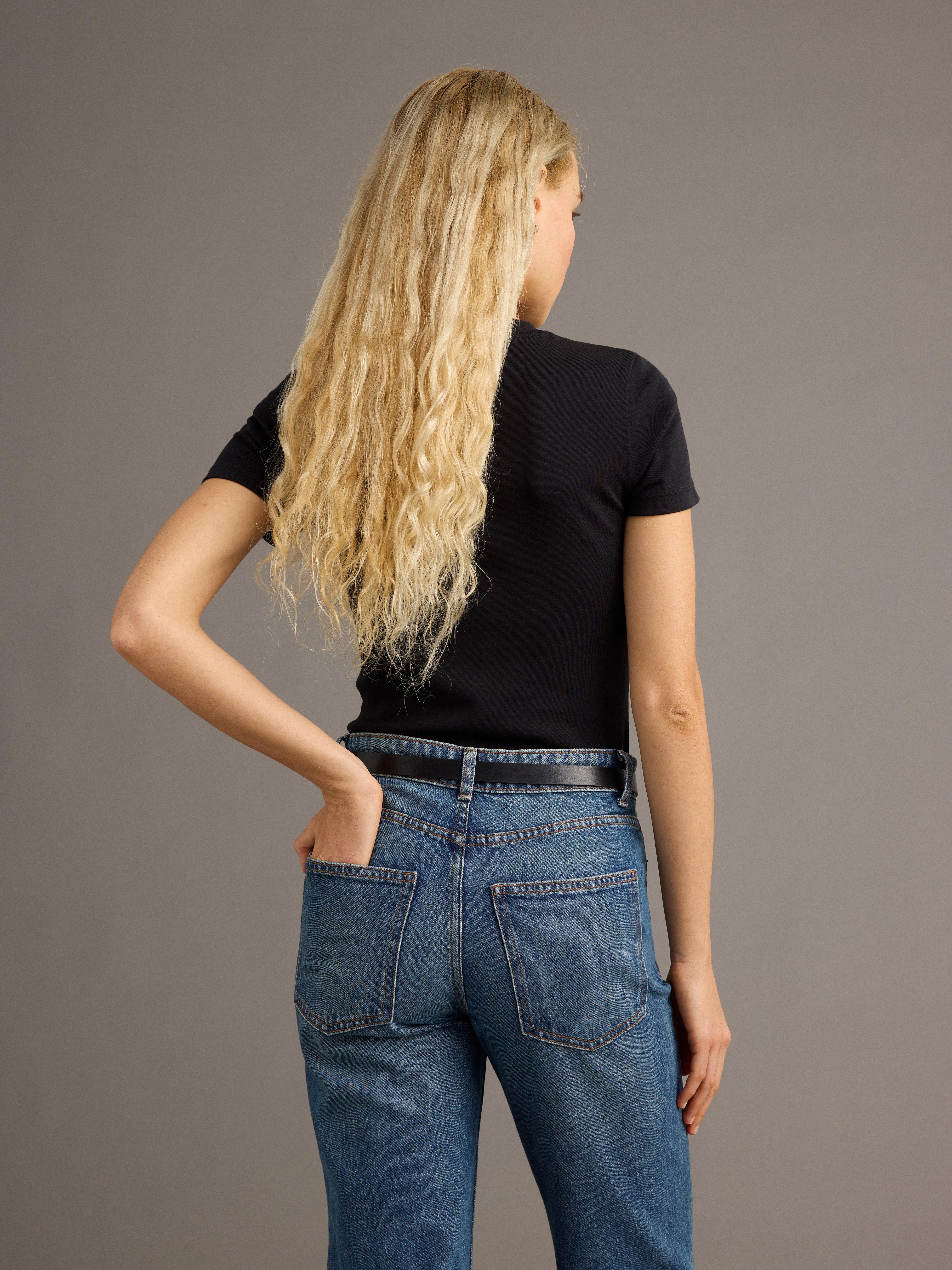 T-shirt - Dame - Sort