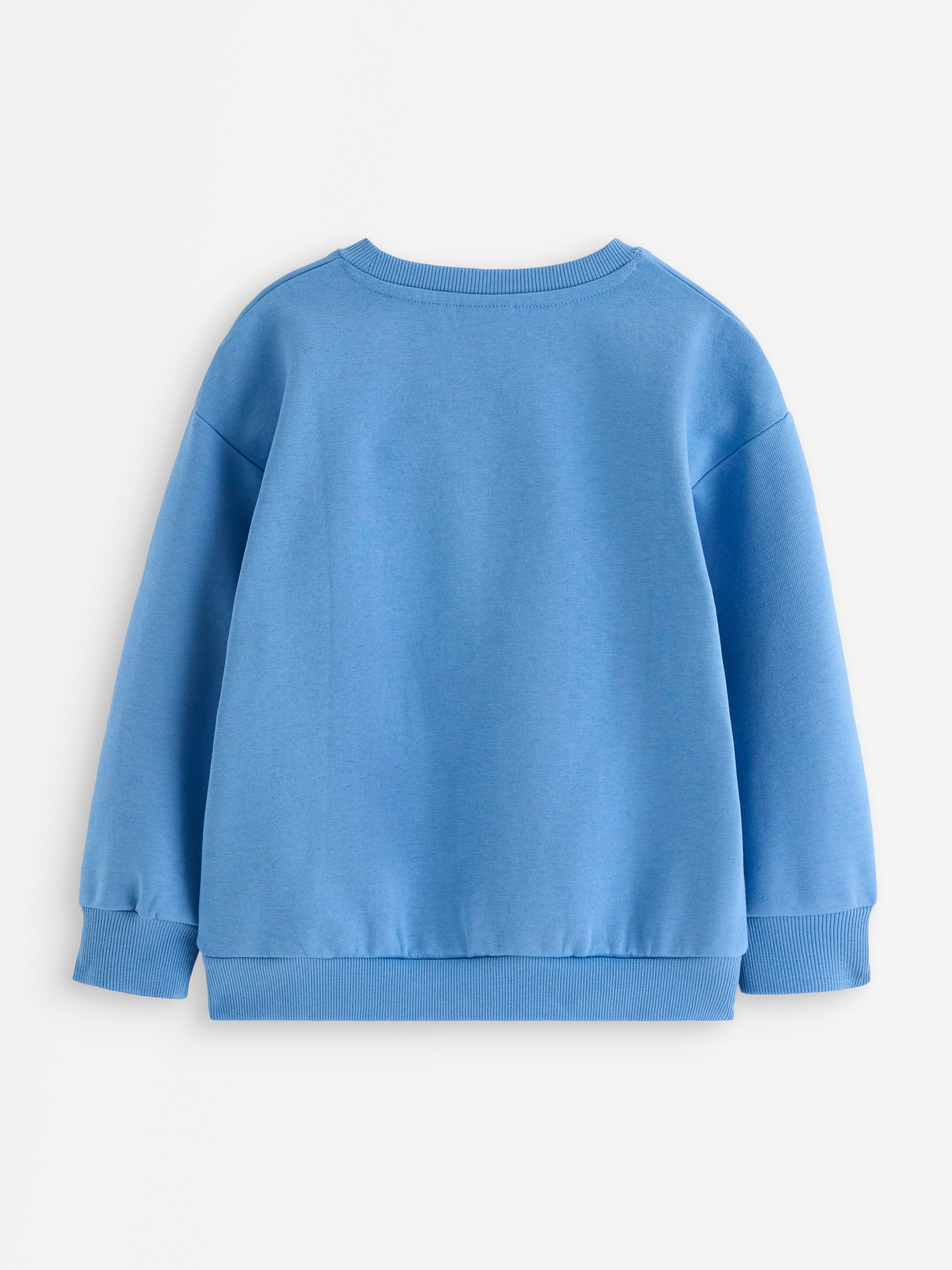 Sweatshirt - Barn - Blå