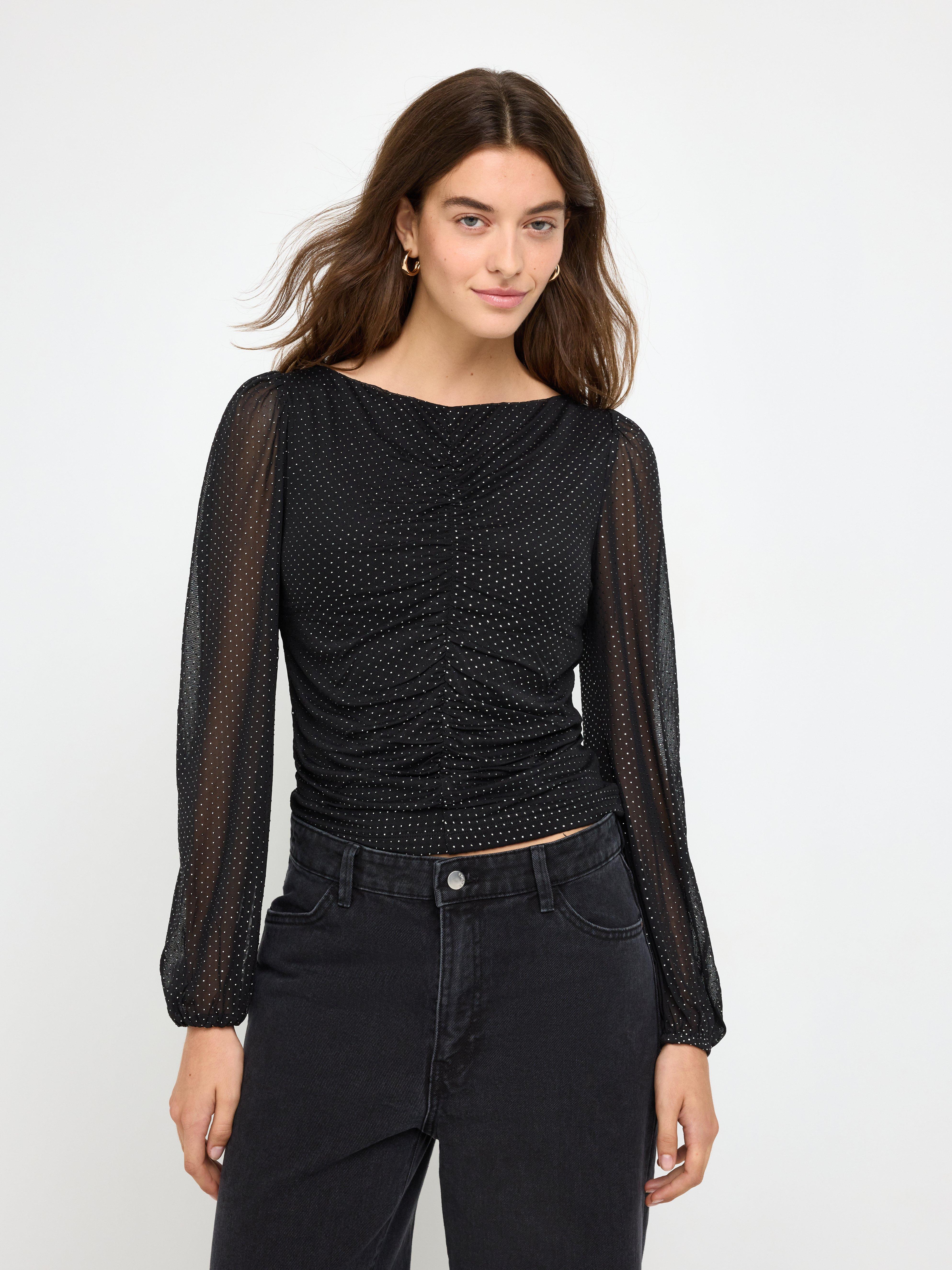 Top - Dame - Sort