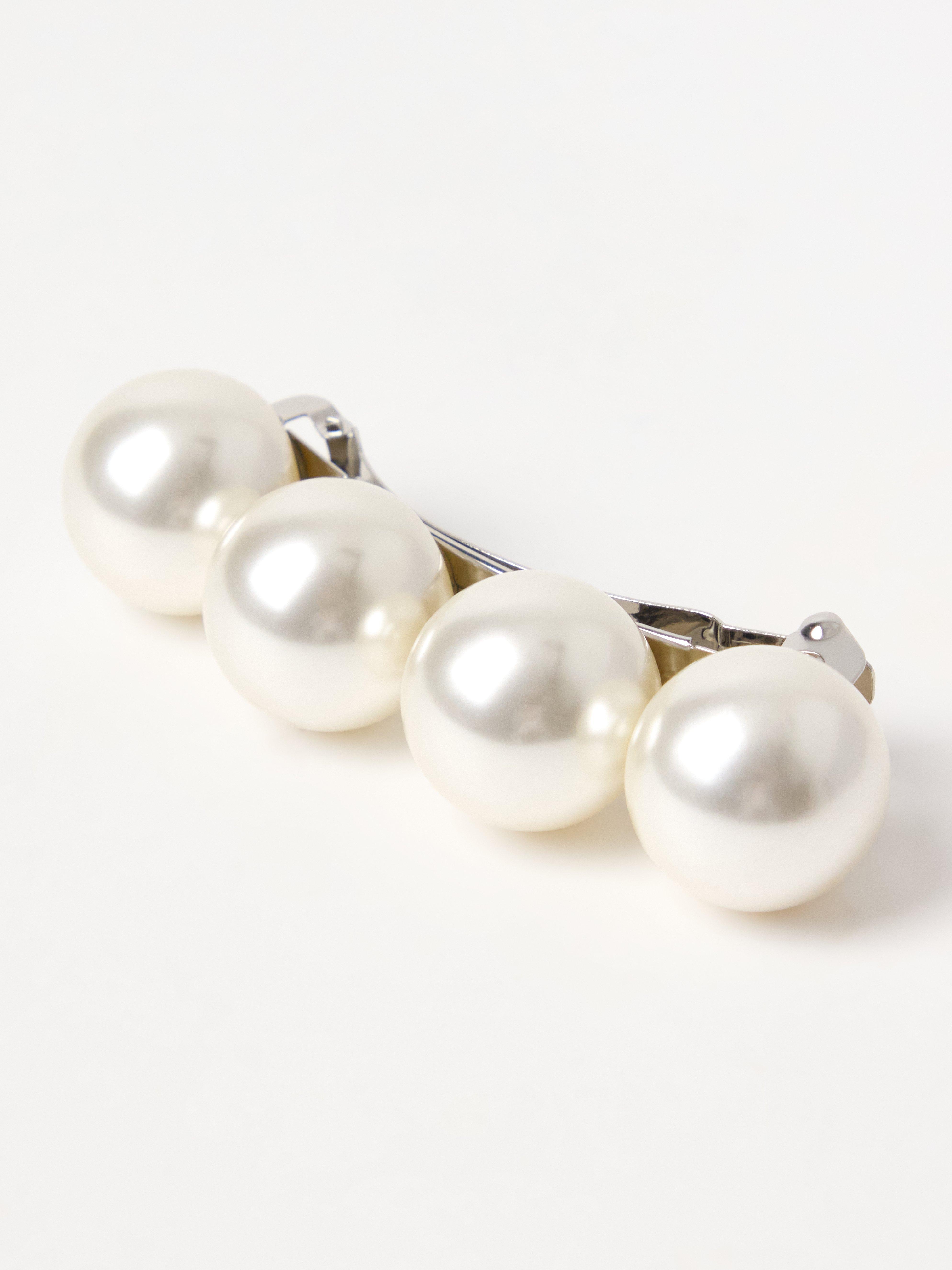 Hair Clips - Womens Wear - White