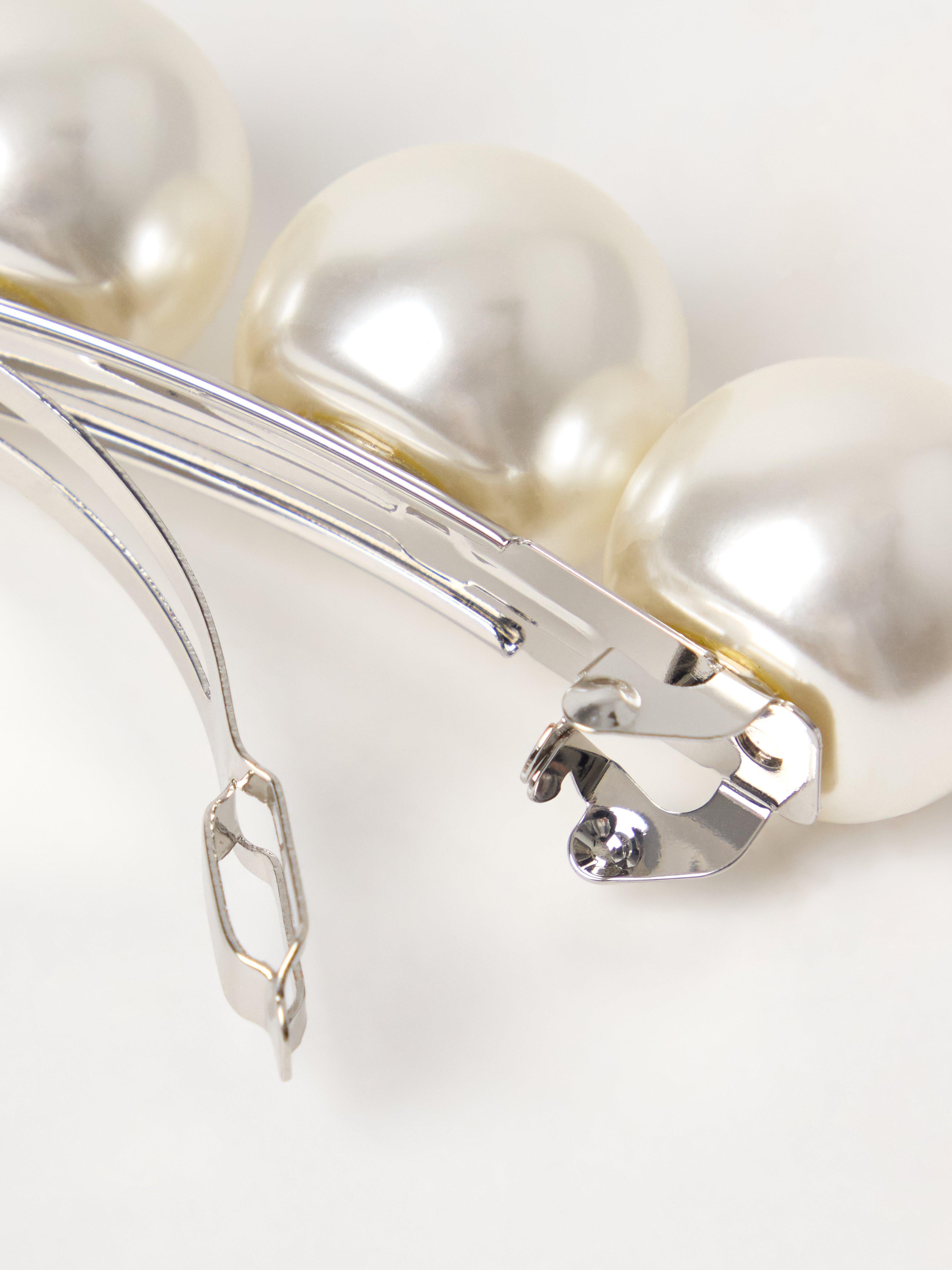 Hair Clips - Womens Wear - White
