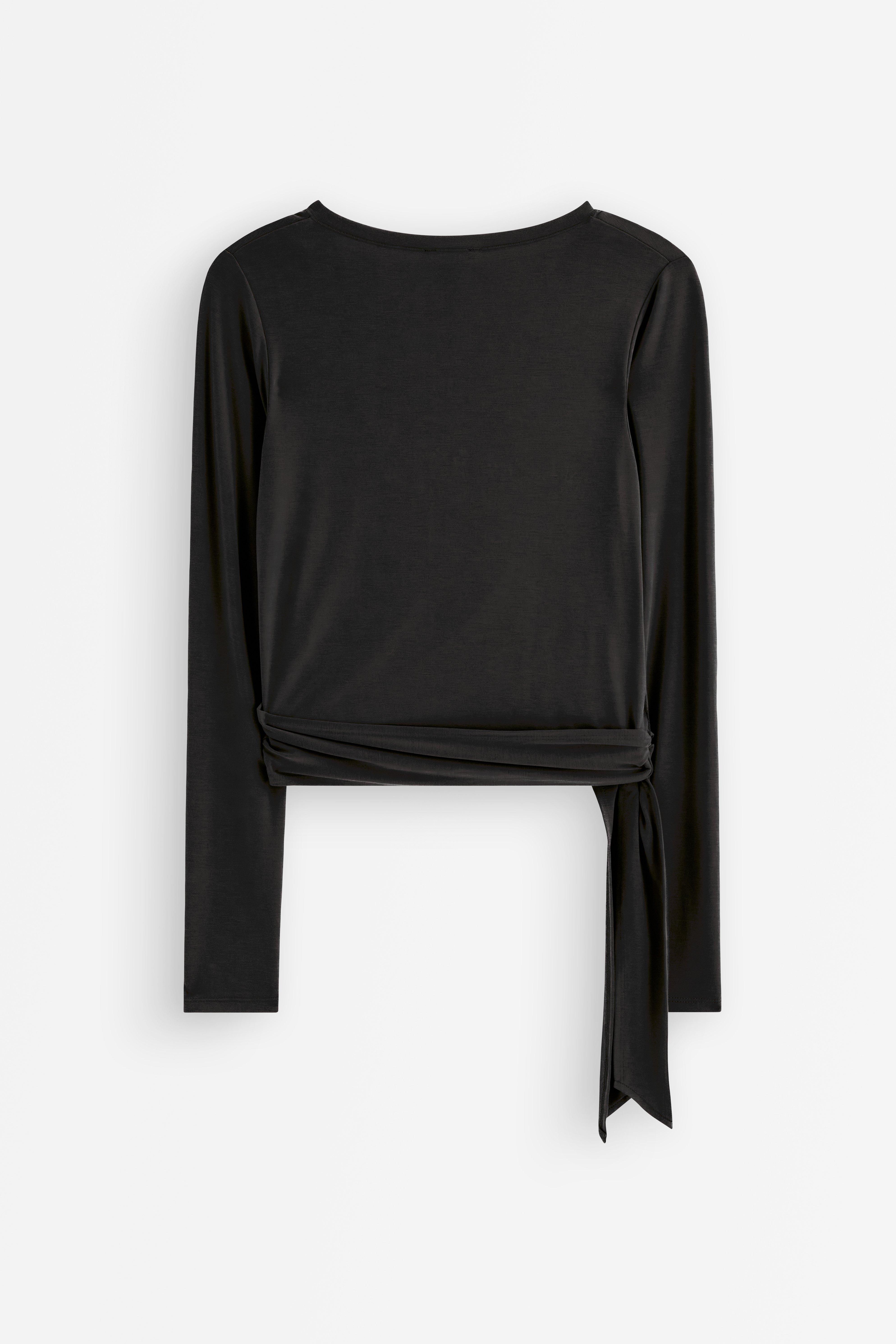 Wrap top - Womens Wear - Black