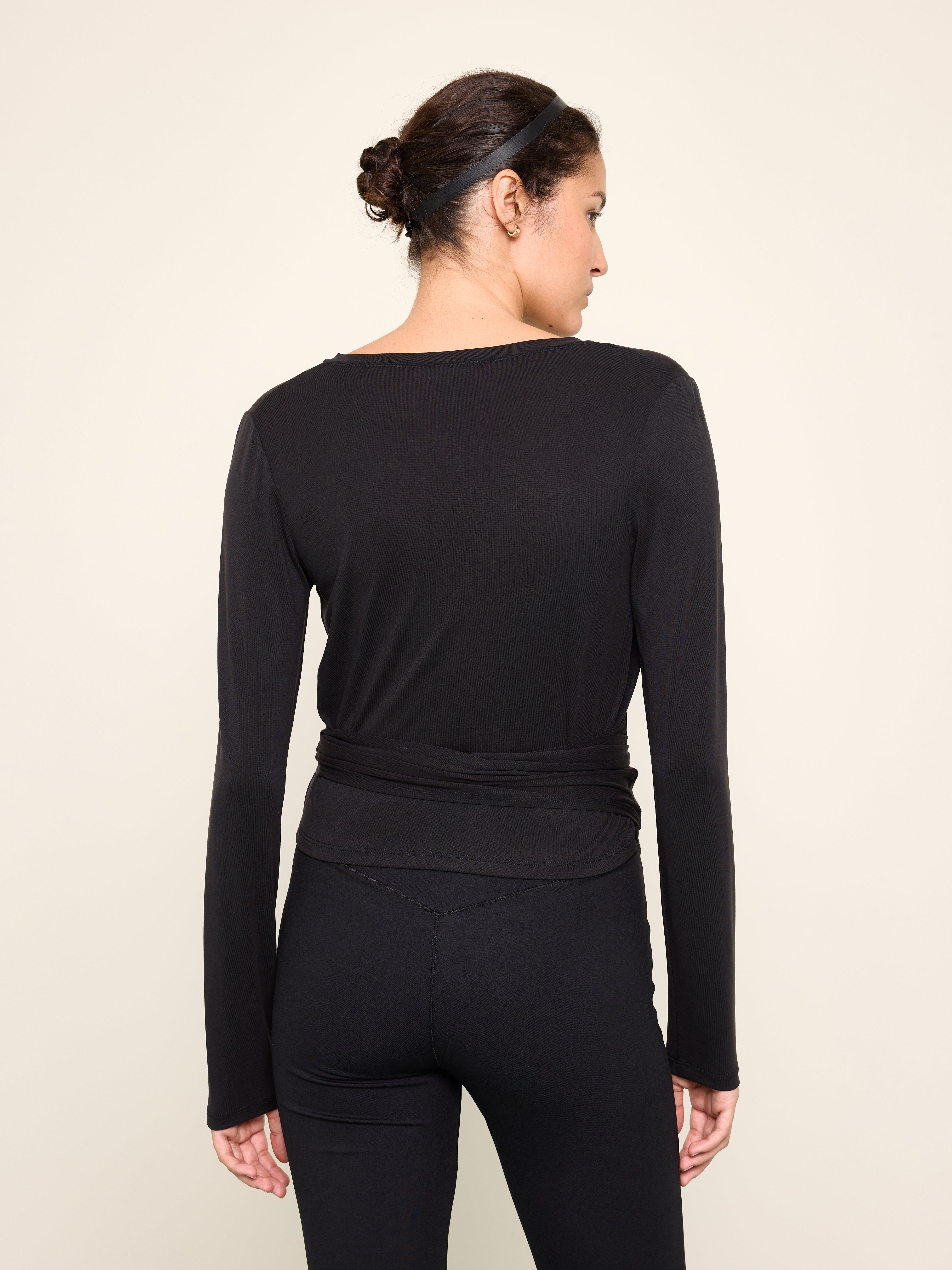 Wrap top - Womens Wear - Black