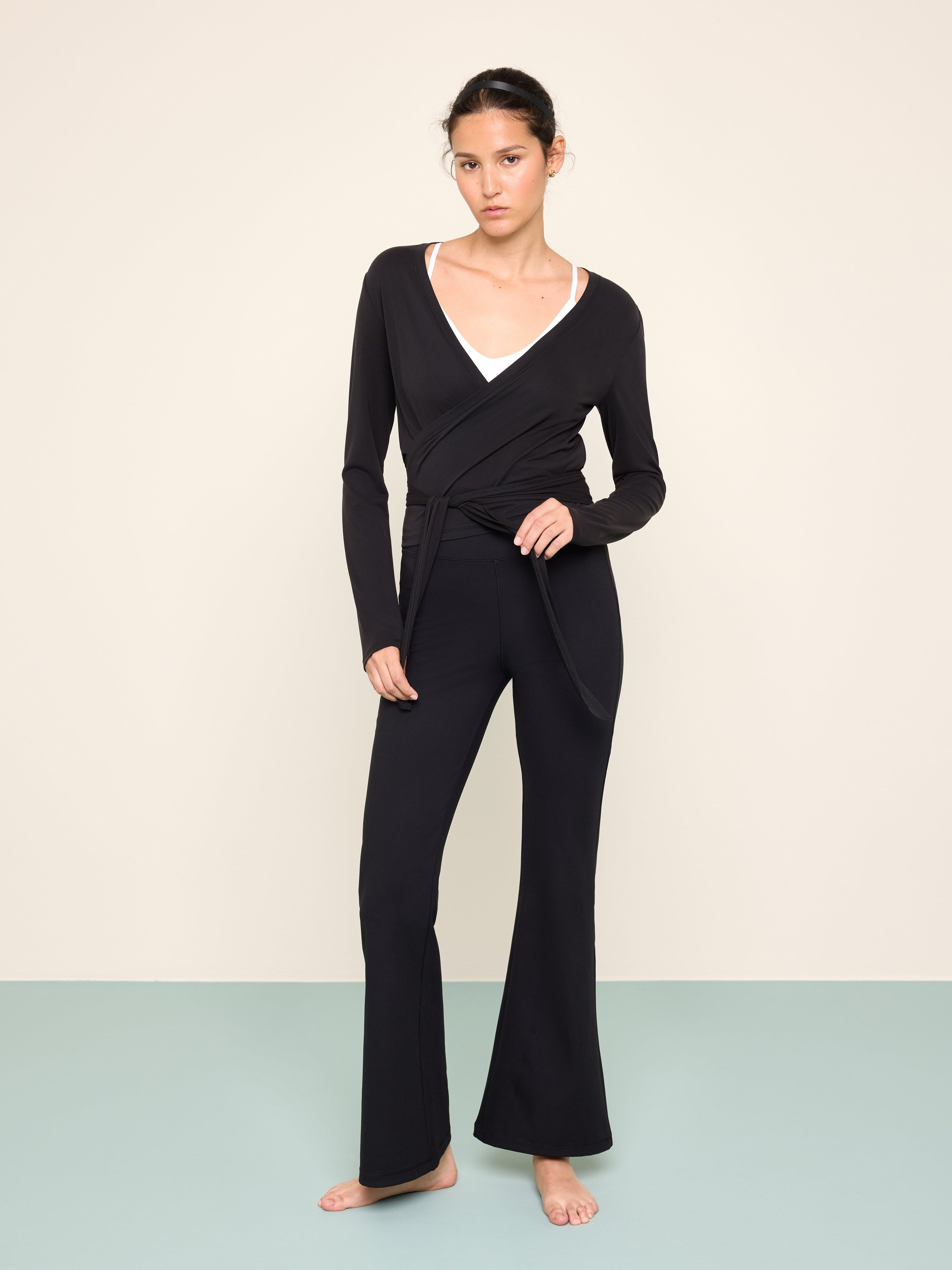 Wrap top - Womens Wear - Black