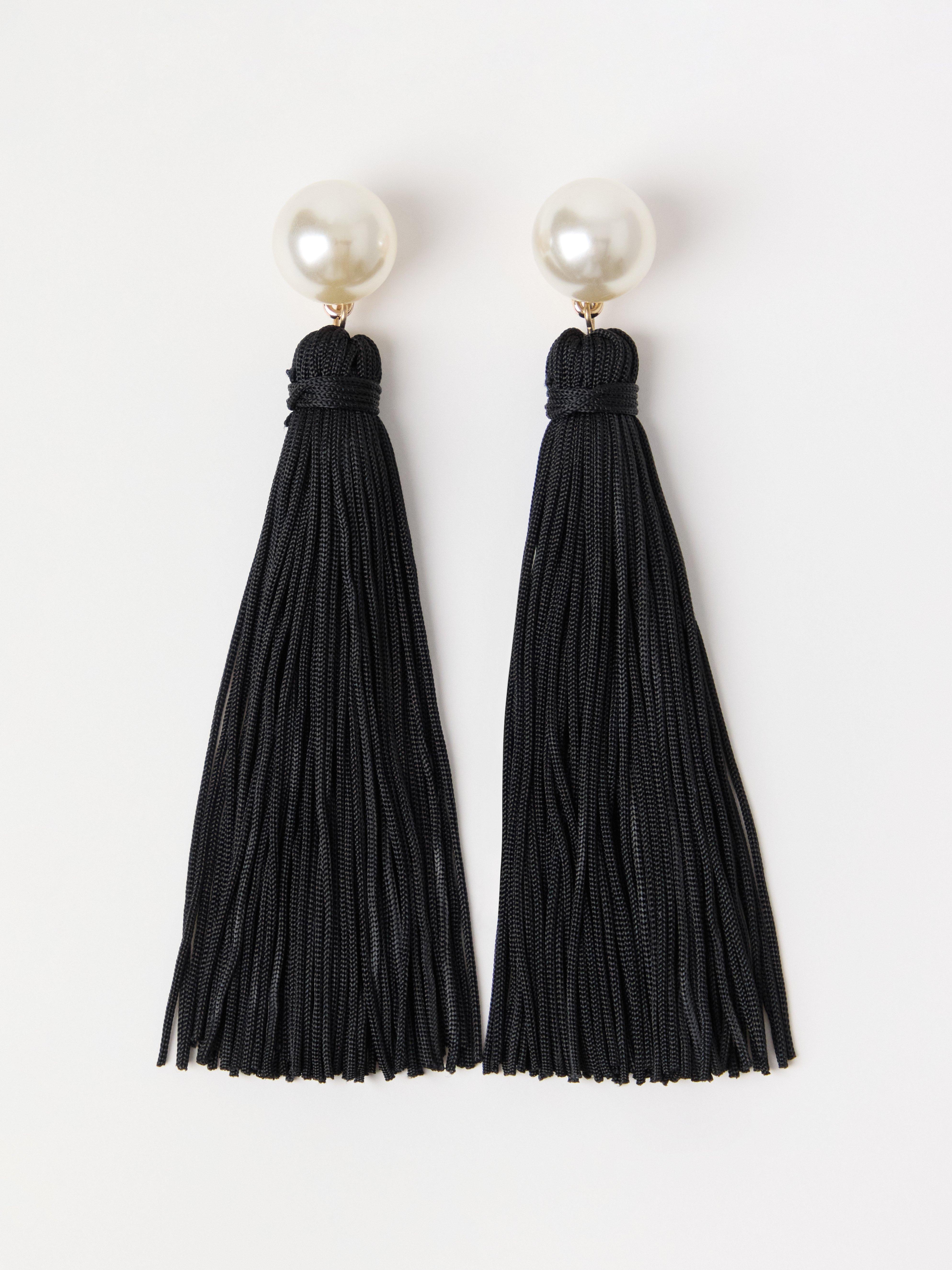 Earrings - Womens Wear - Black