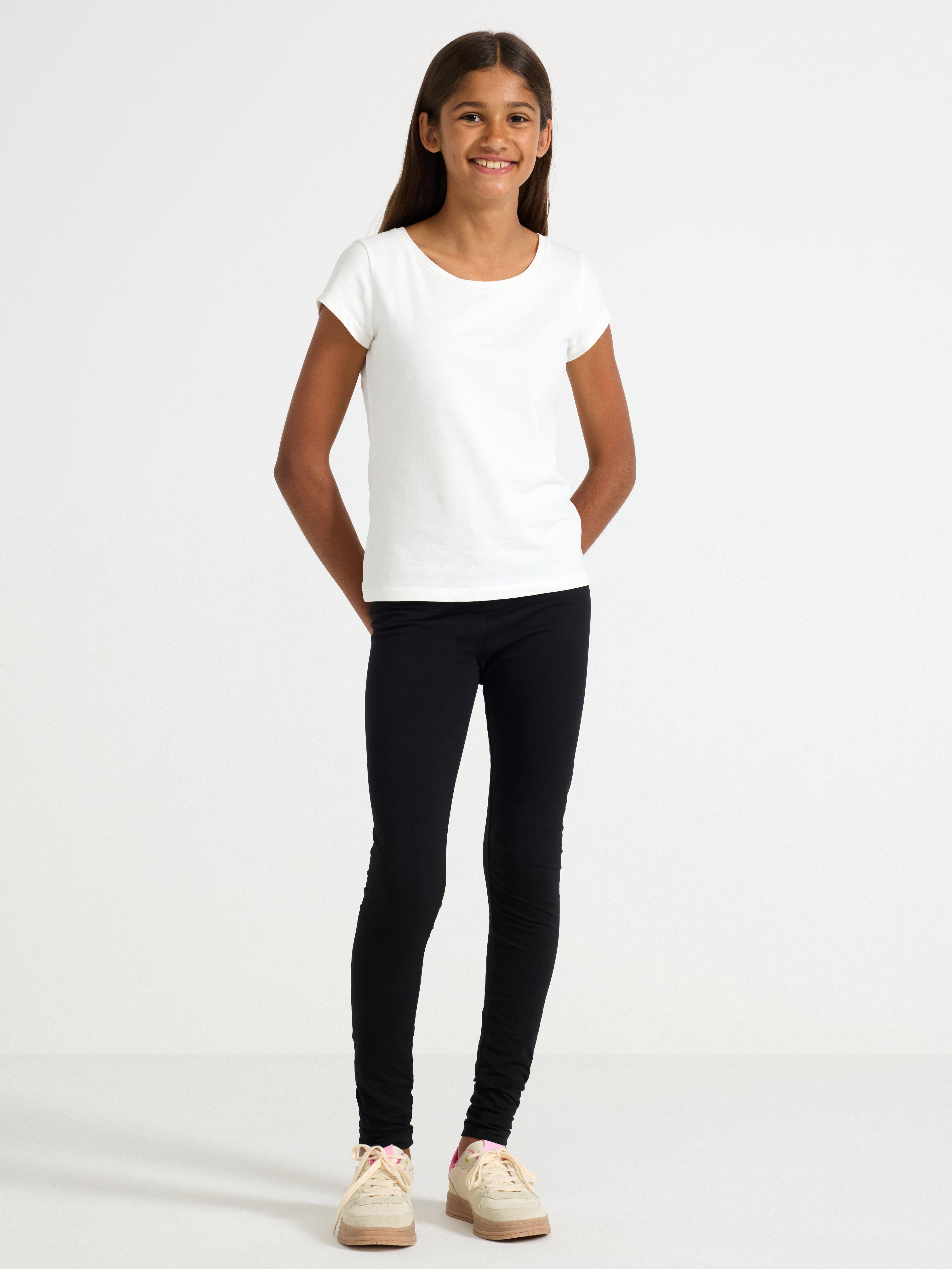 Leggings - Børn - Sort