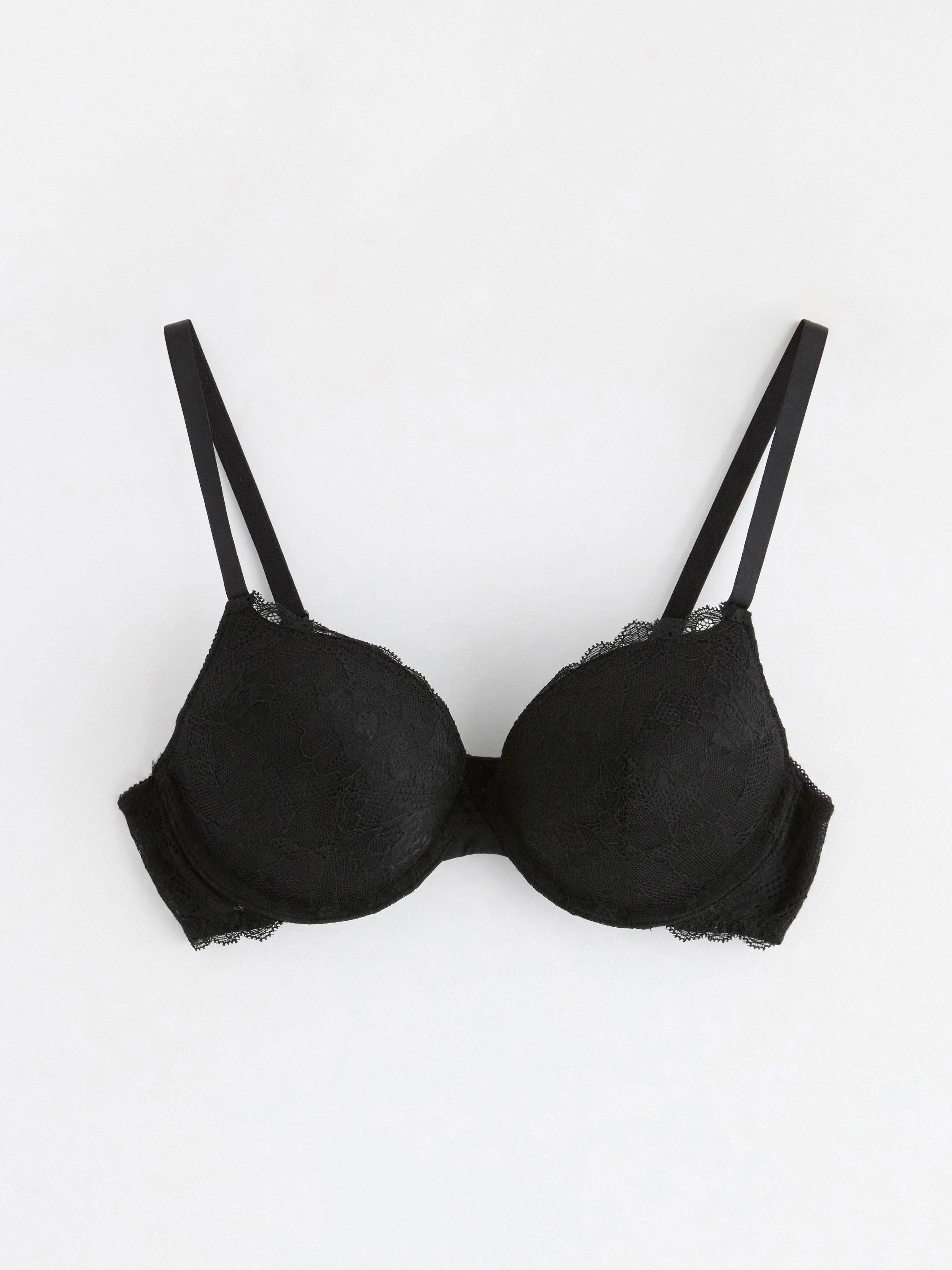 Linnea Push up Bra - Lingerie - Black