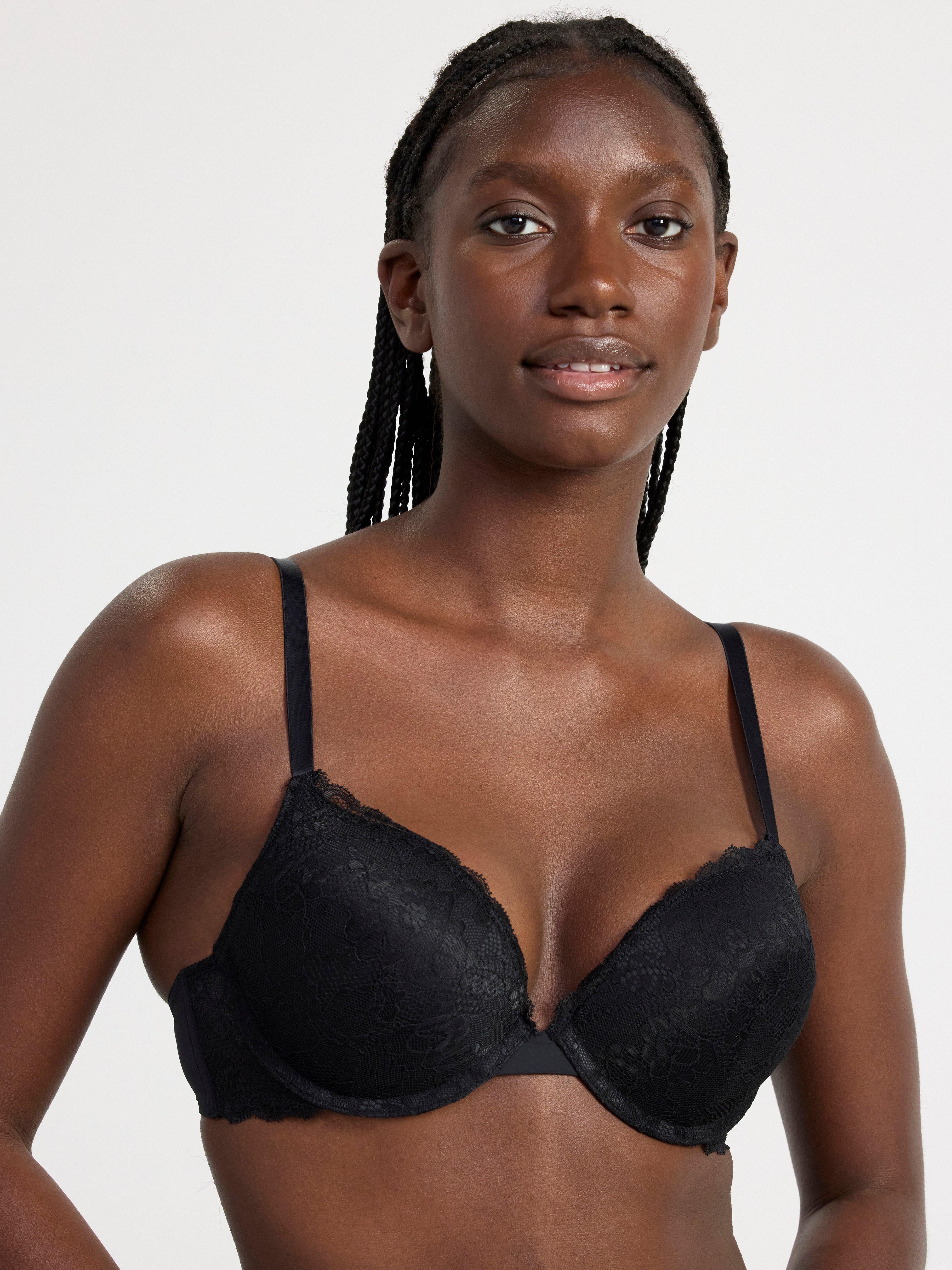 Lindex LINNEA 2 PACK - Push-up bra - black - Zalando.de