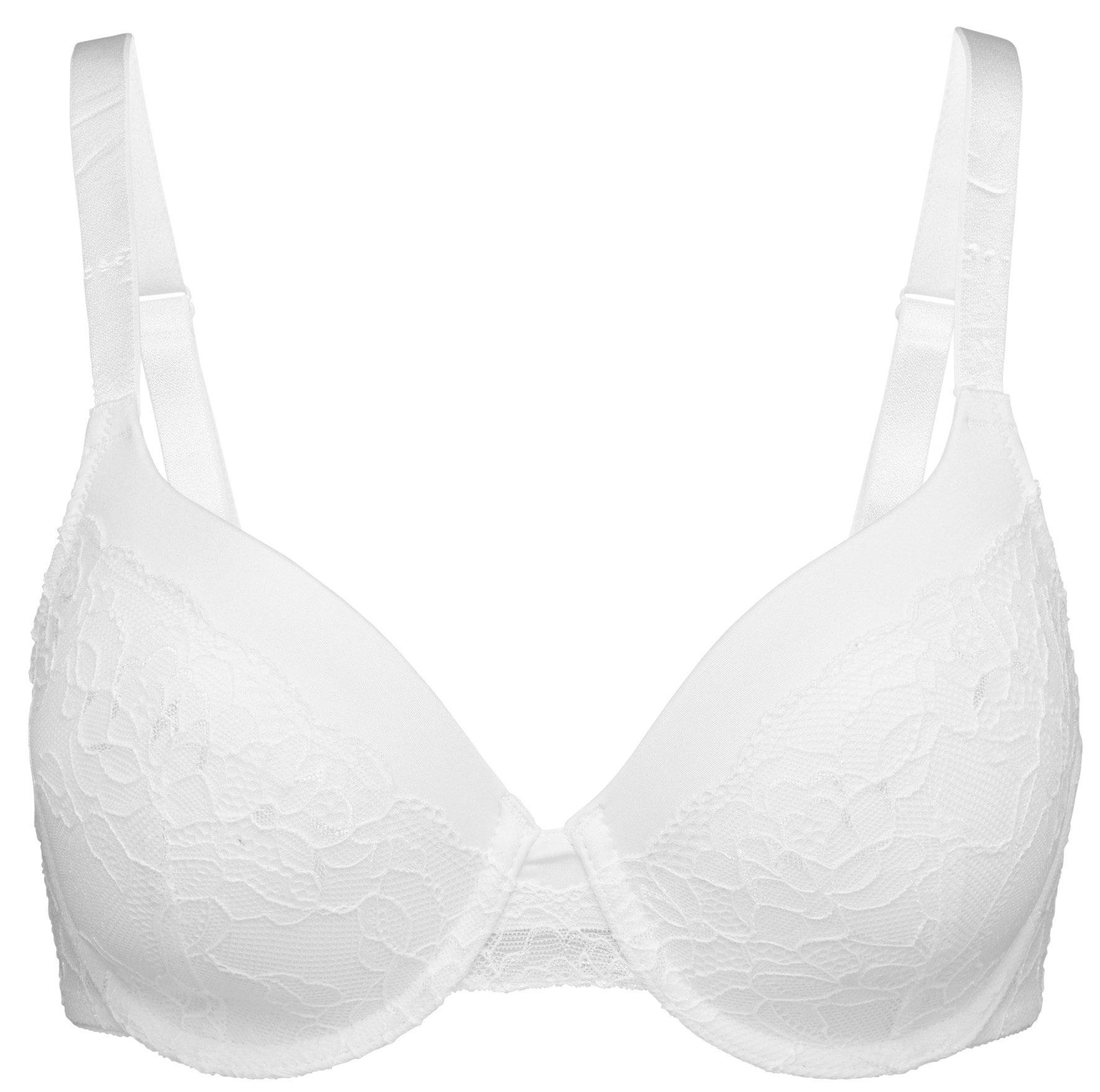 Dahlia t-shirt-bh - Underkläder - Vit