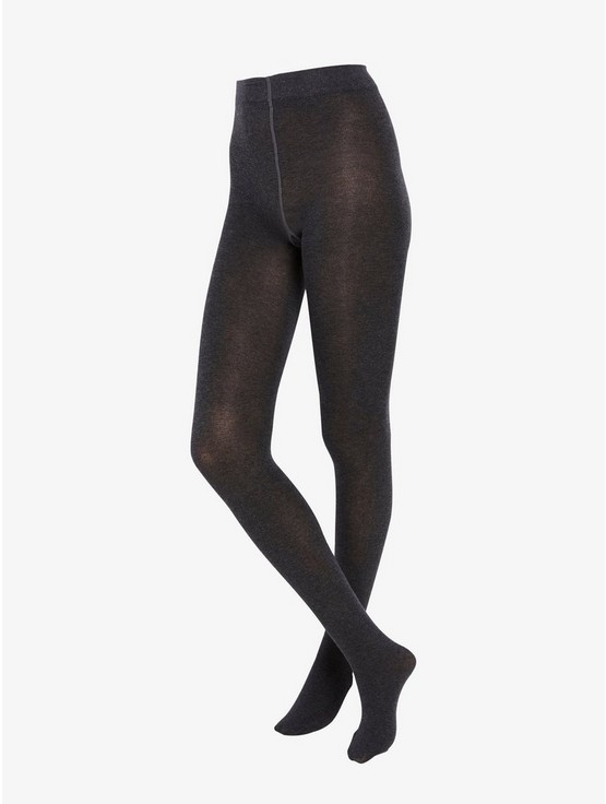 Knitted cotton blend tights | Lindex Europe