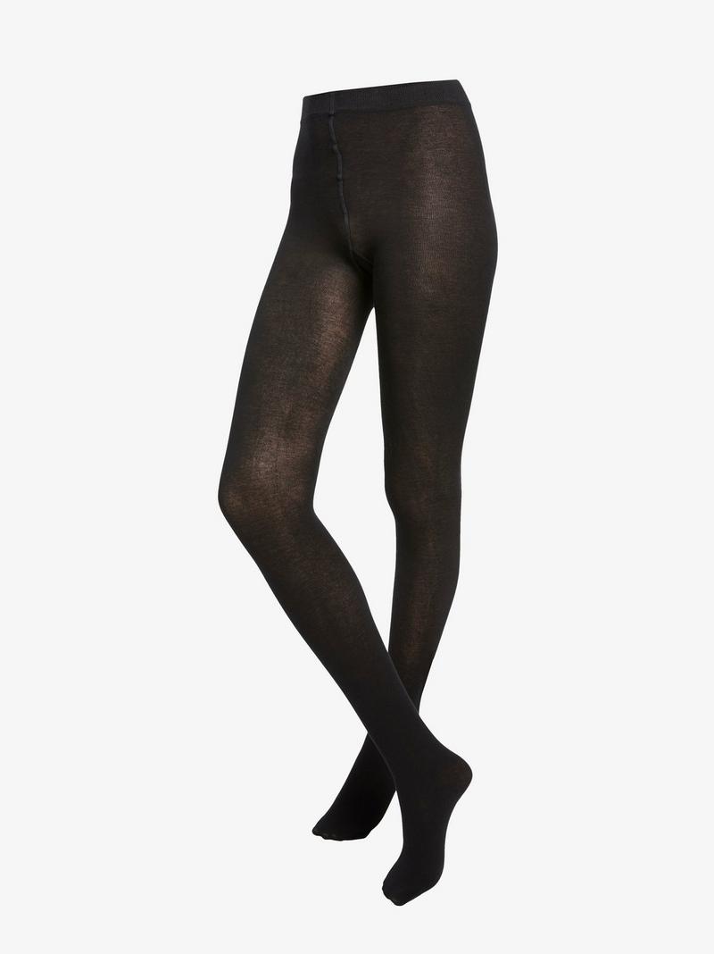Knitted cotton blend tights | Lindex UK