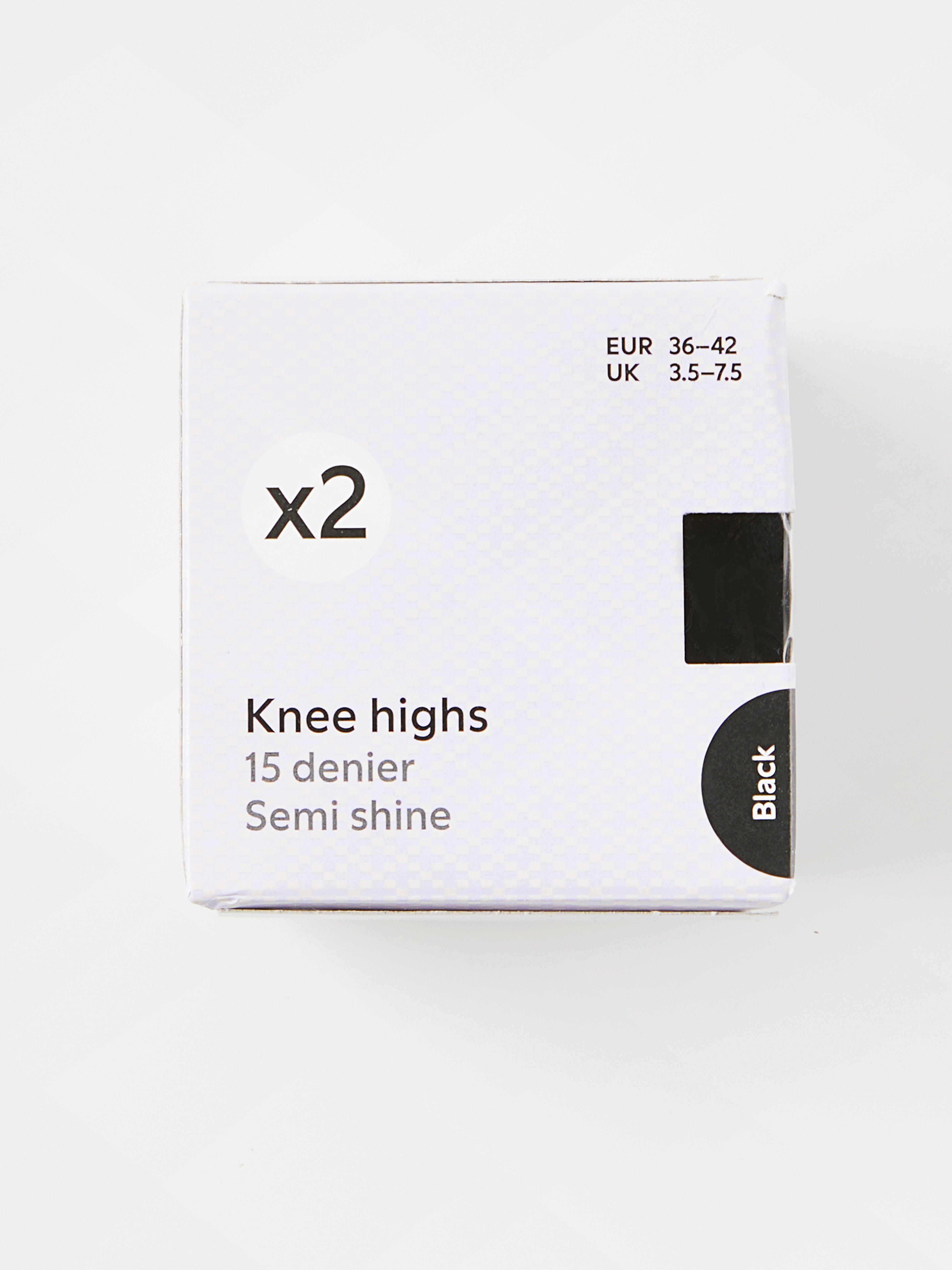 Knestrømper - Undertøy - Svart