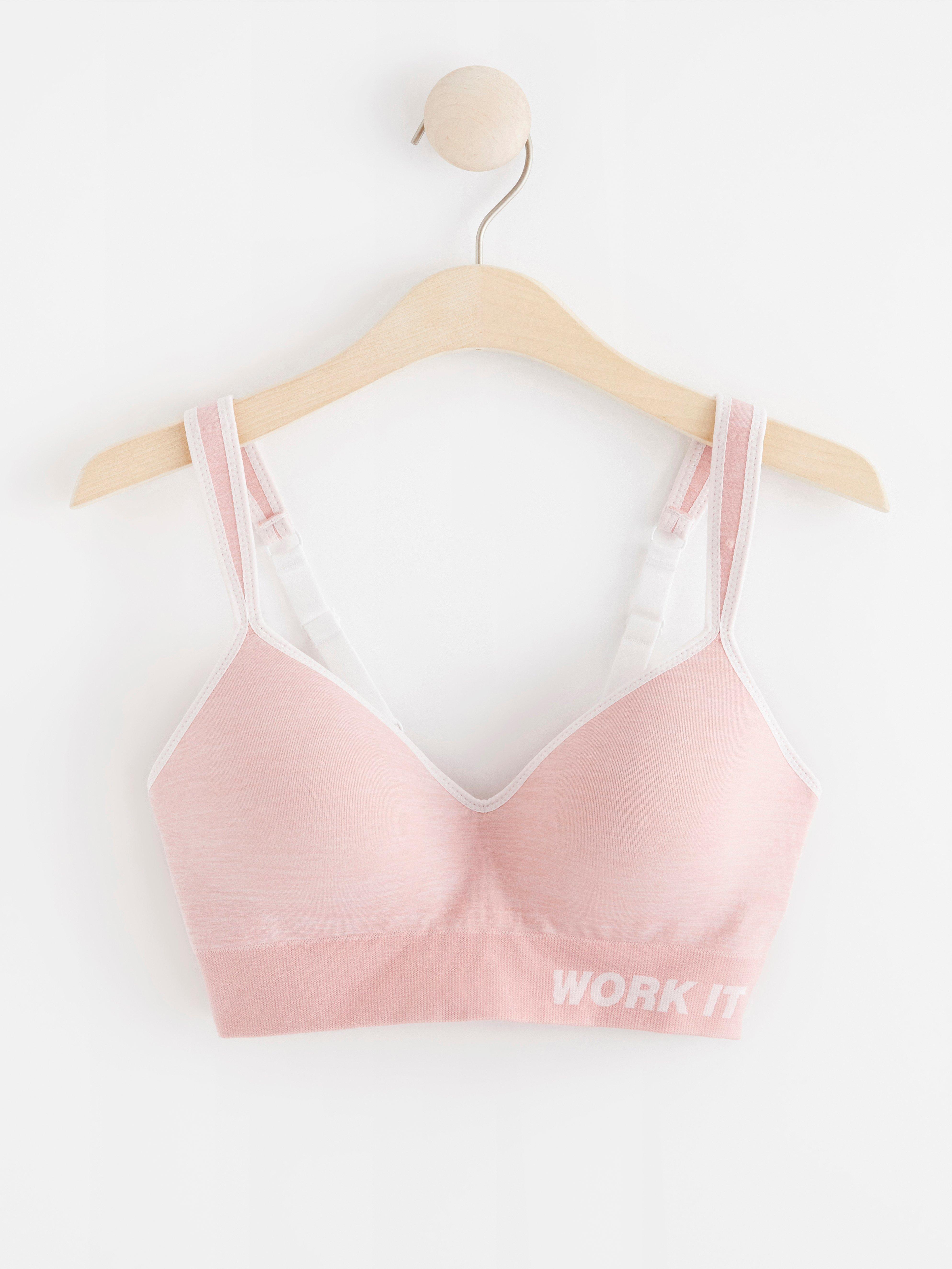 Light Support Lace Trim Sports Bra