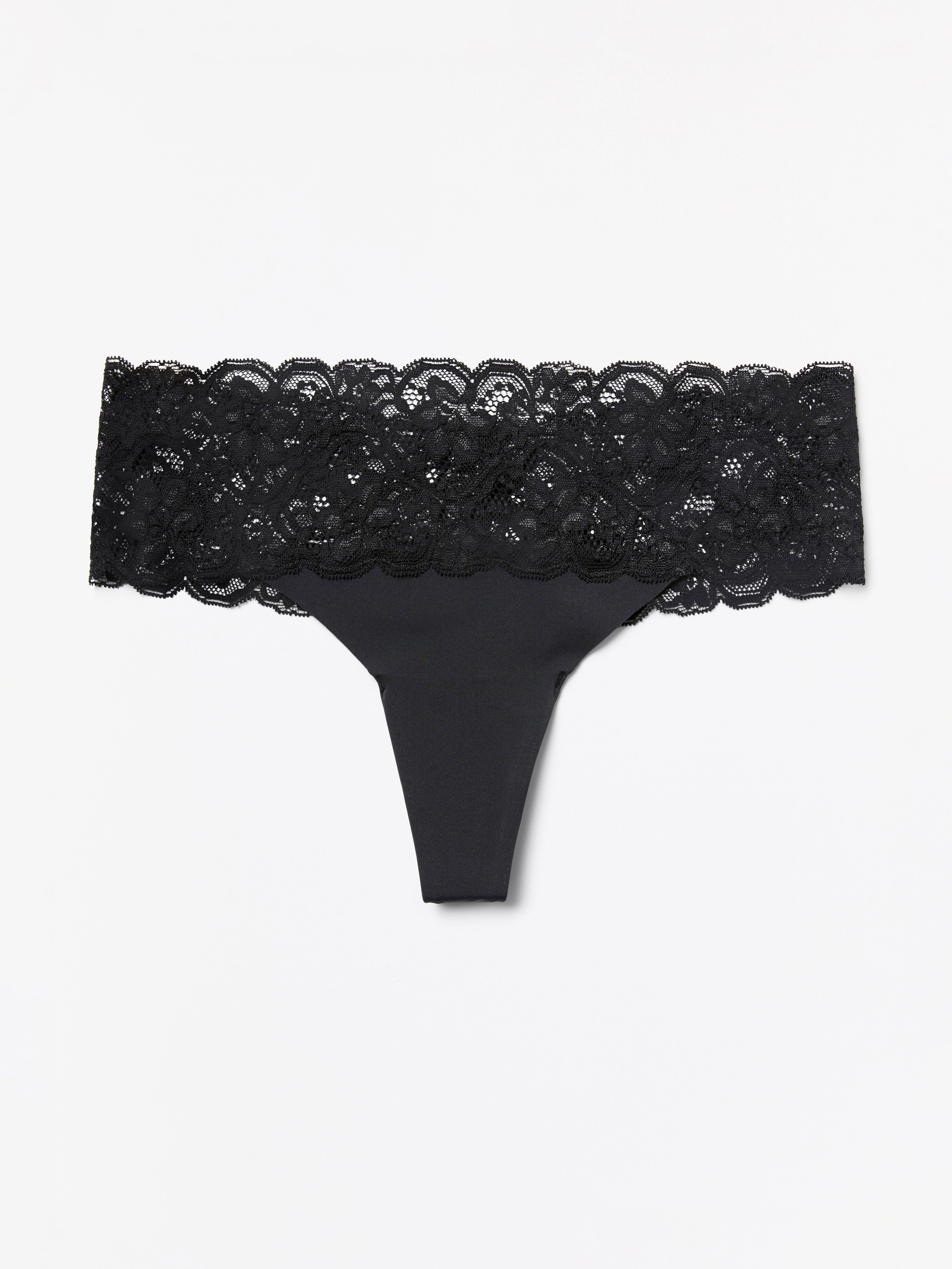 Stringtrosa regular - Underkläder - Svart