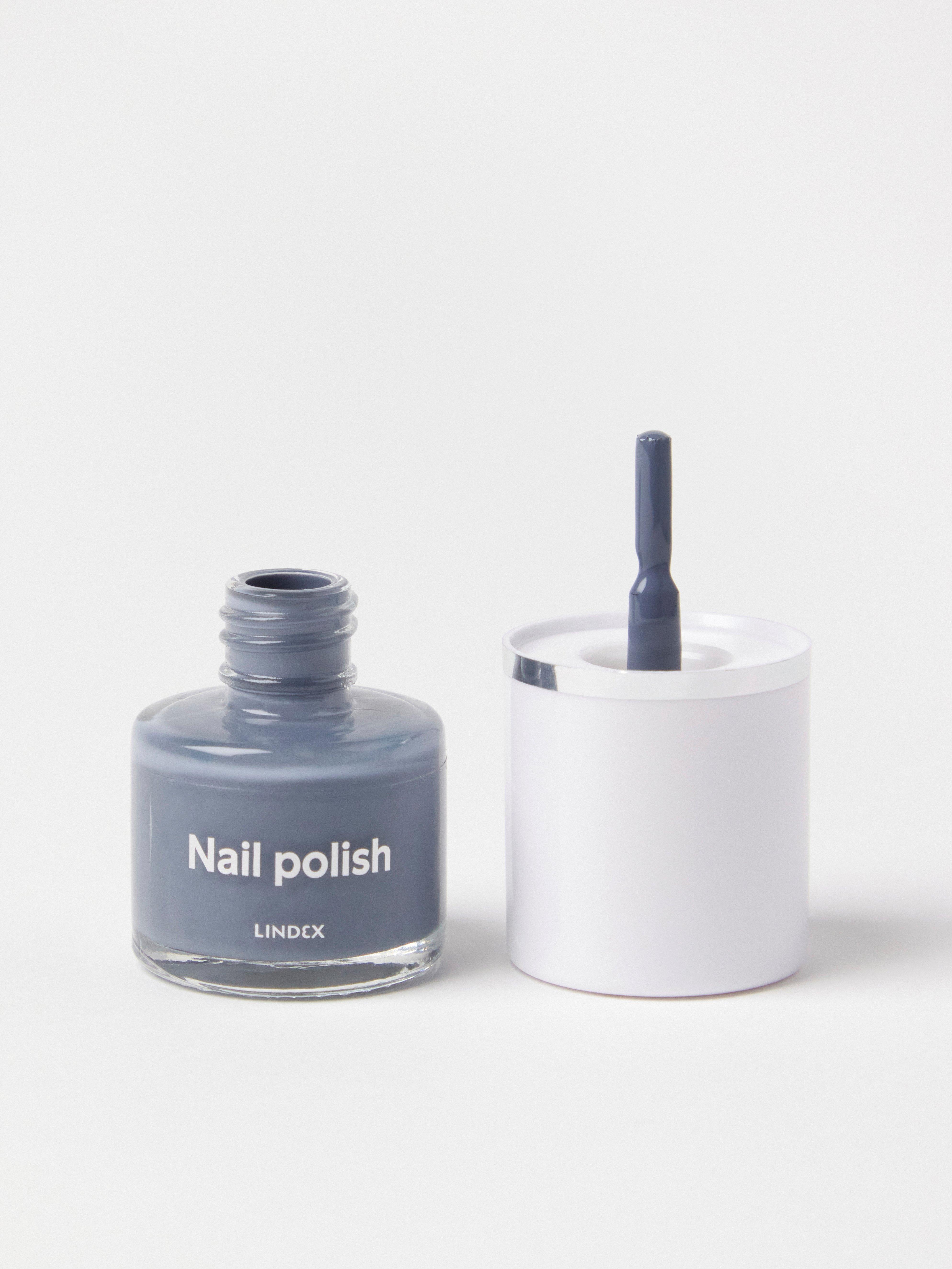 Nagellack - Kosmetik - Blå, Grå