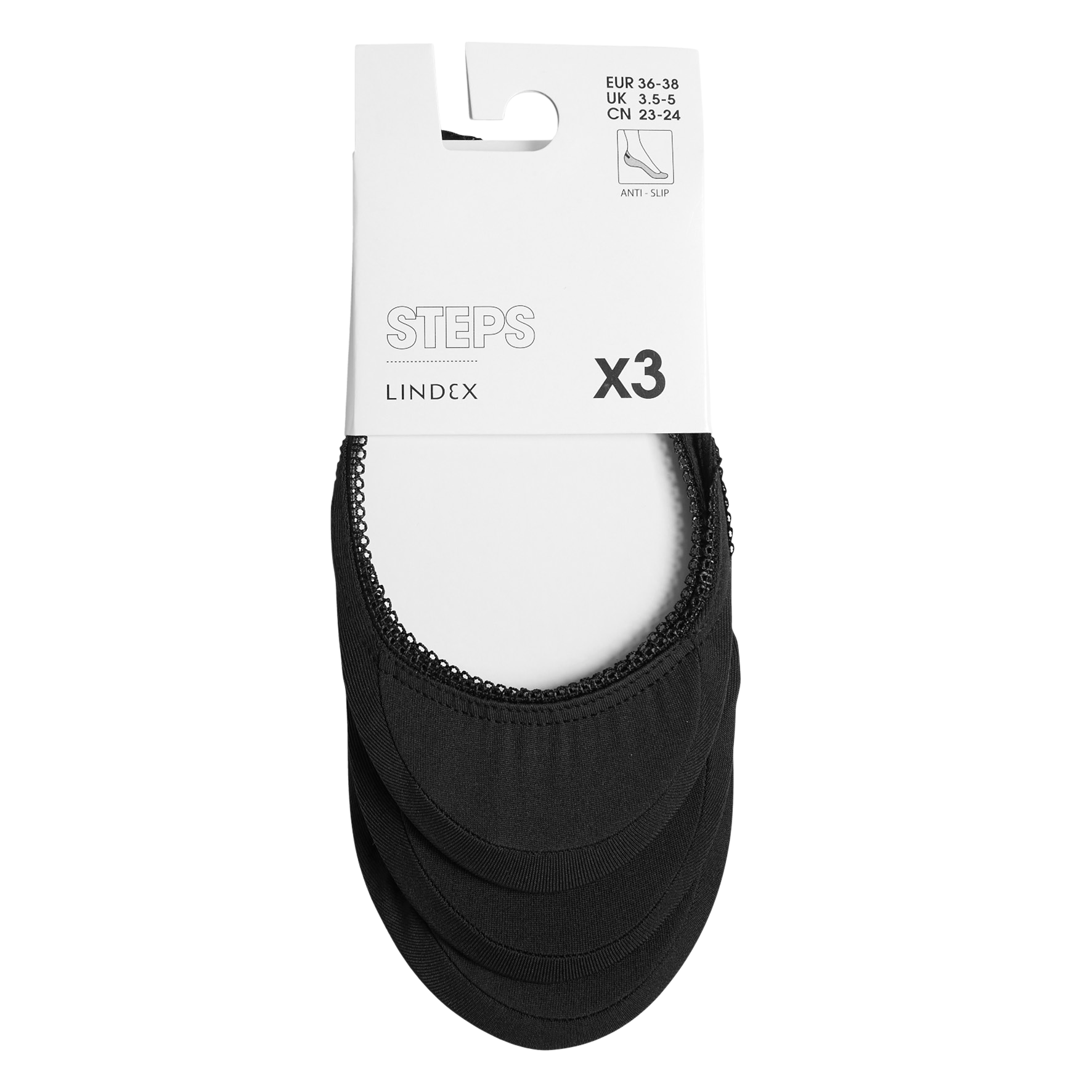 3-pakkaus avokassukkia liukuesteellä