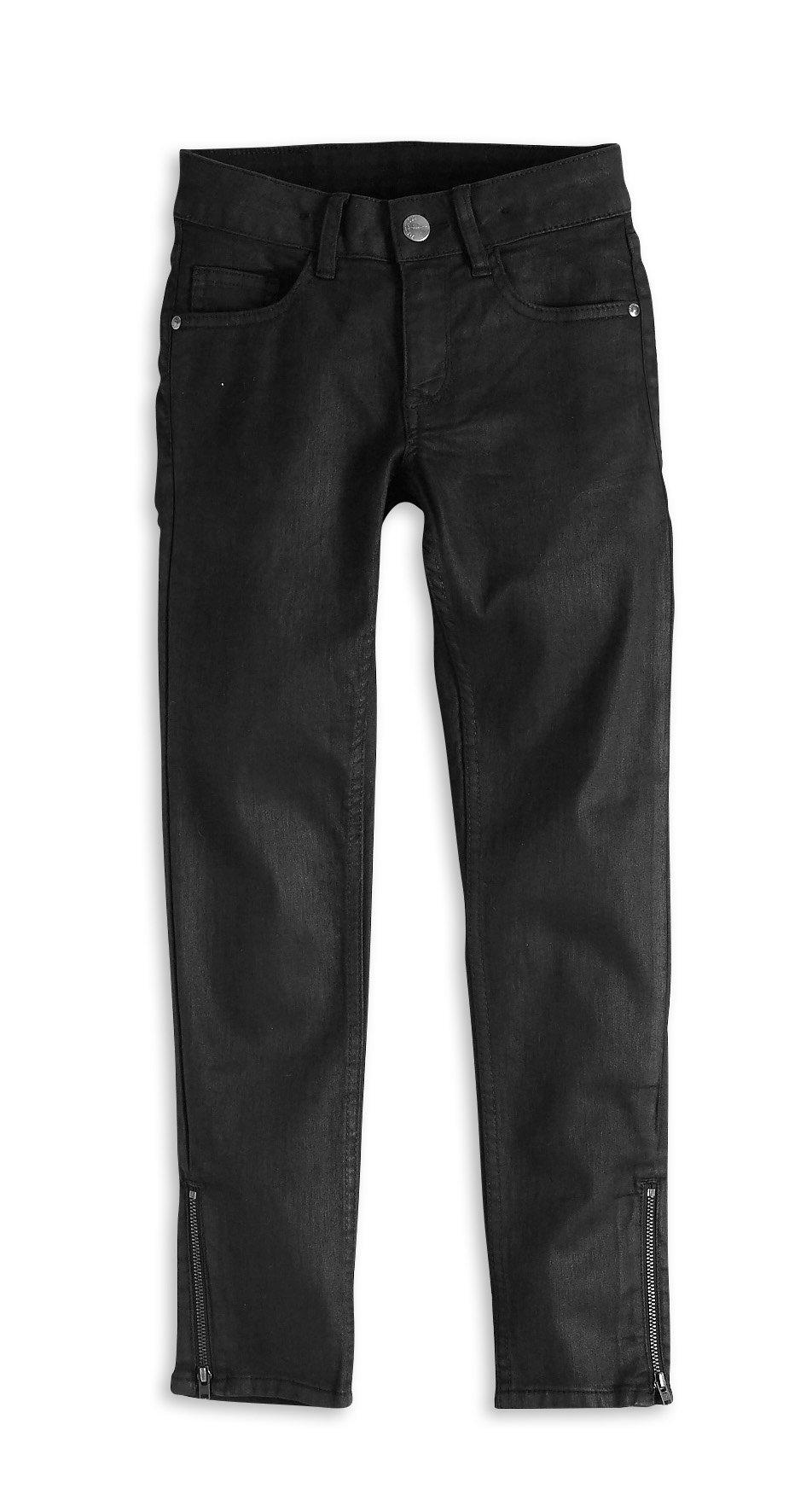 coated black trousers