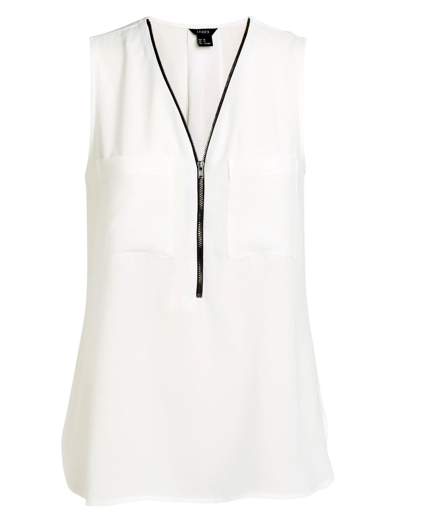 Ermeløs bluse