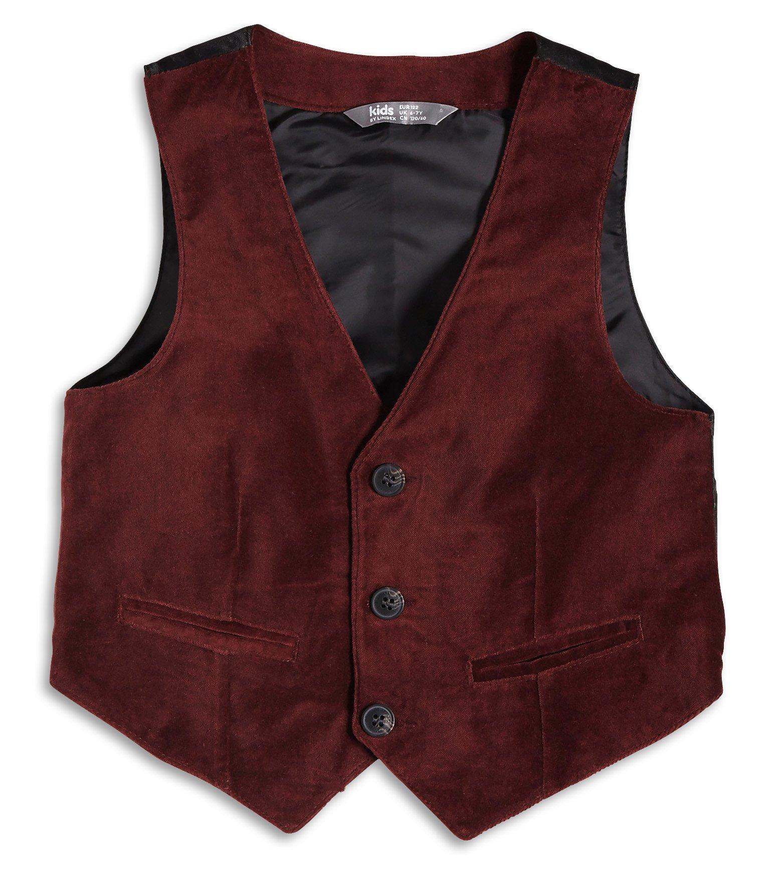 Kostymväst i sammet