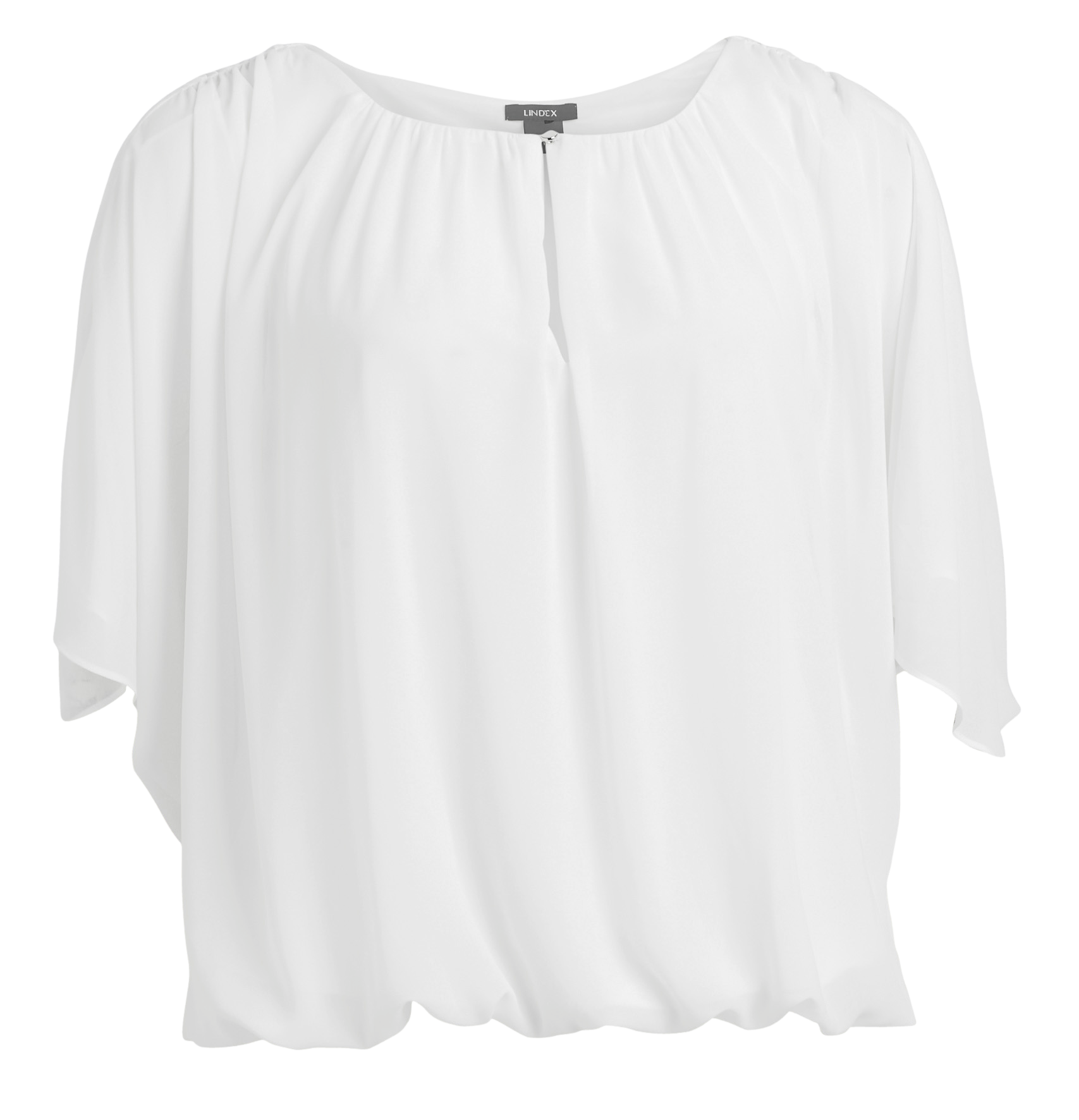 white chiffon tops uk