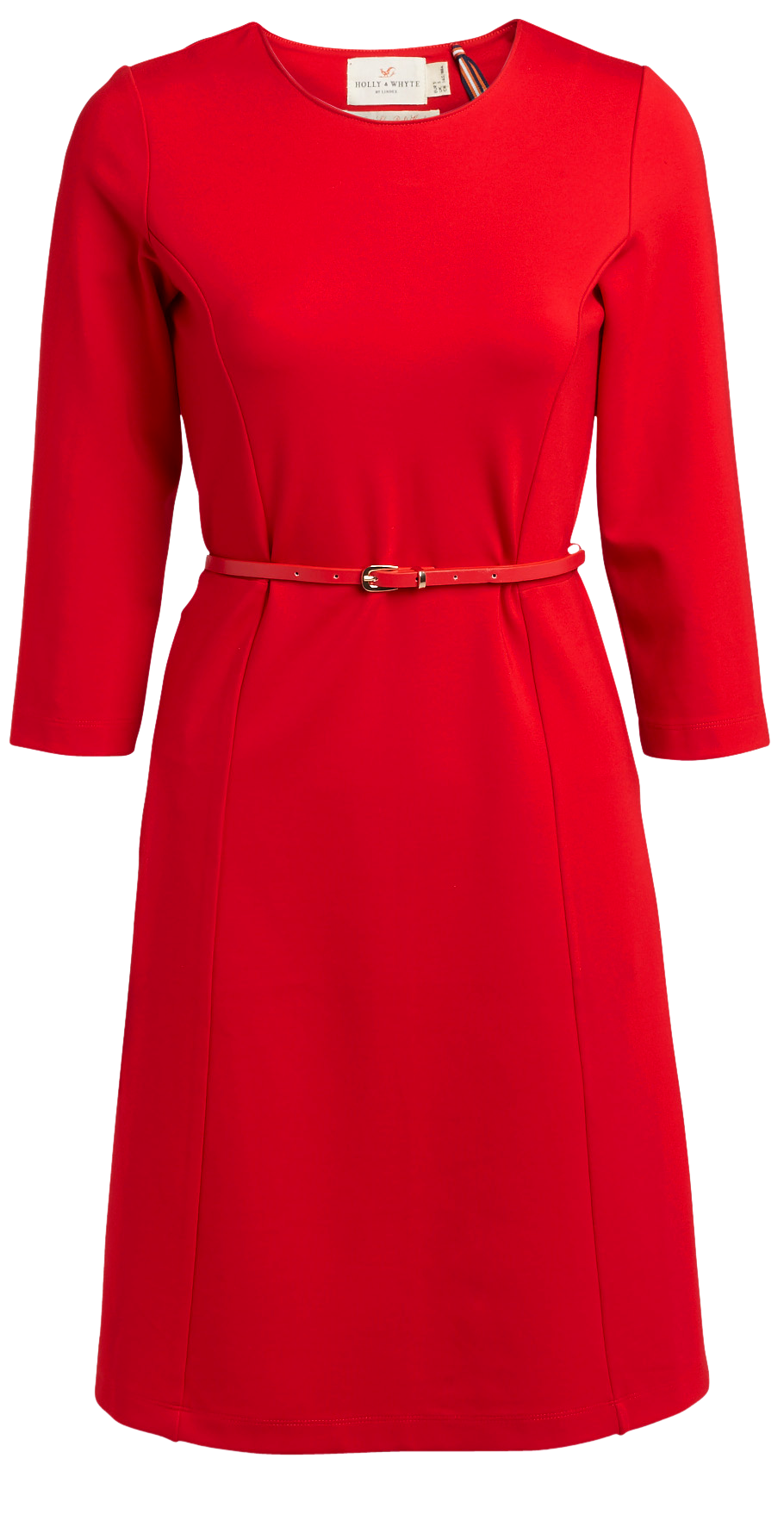 Klänning med skärp