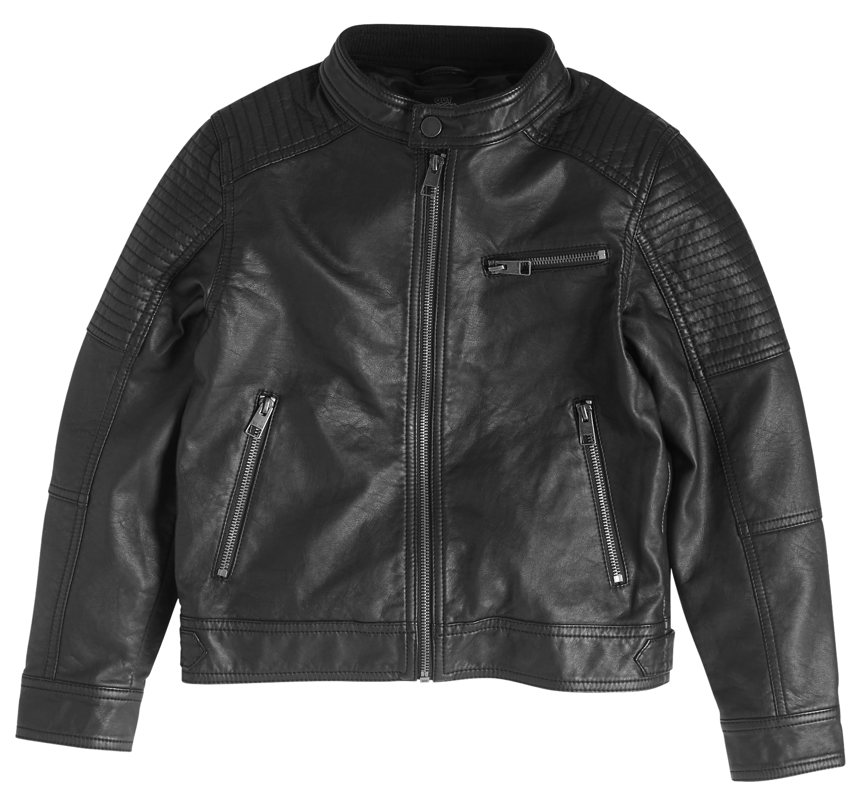 Bikerjacka - Barn - Svart