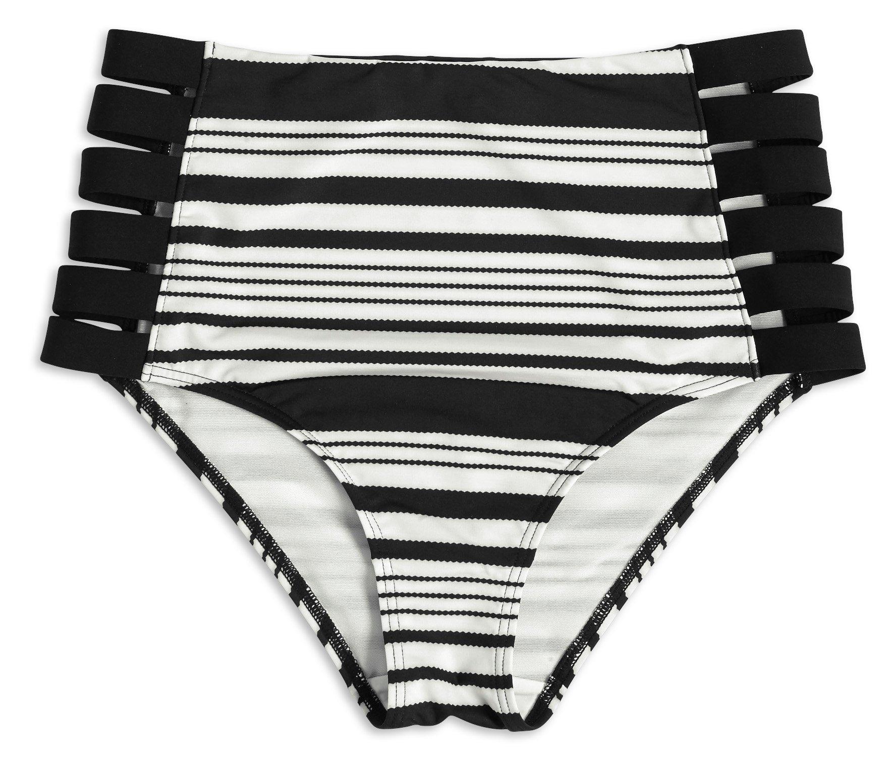 Bikinihousut, korkea vyötärö